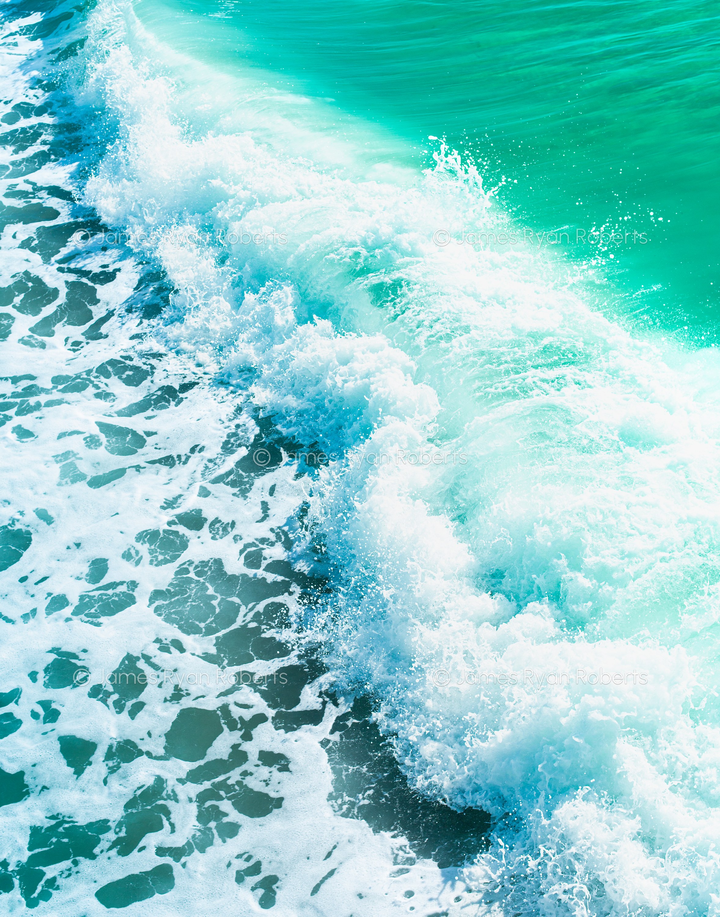Crashing Wave - Manhattan Beach — California large-format fine art print