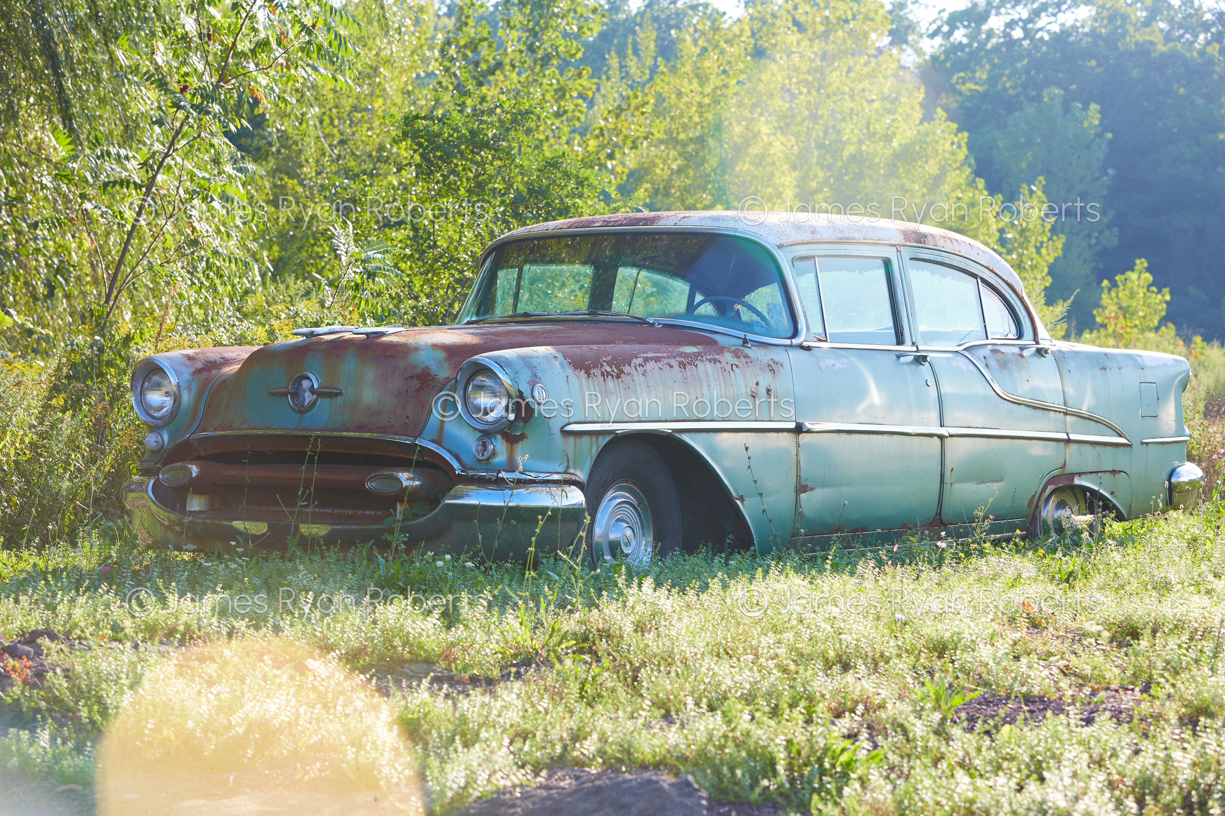Catskills Oldsmobile Super 88 - 2 — Carport large-format fine art print