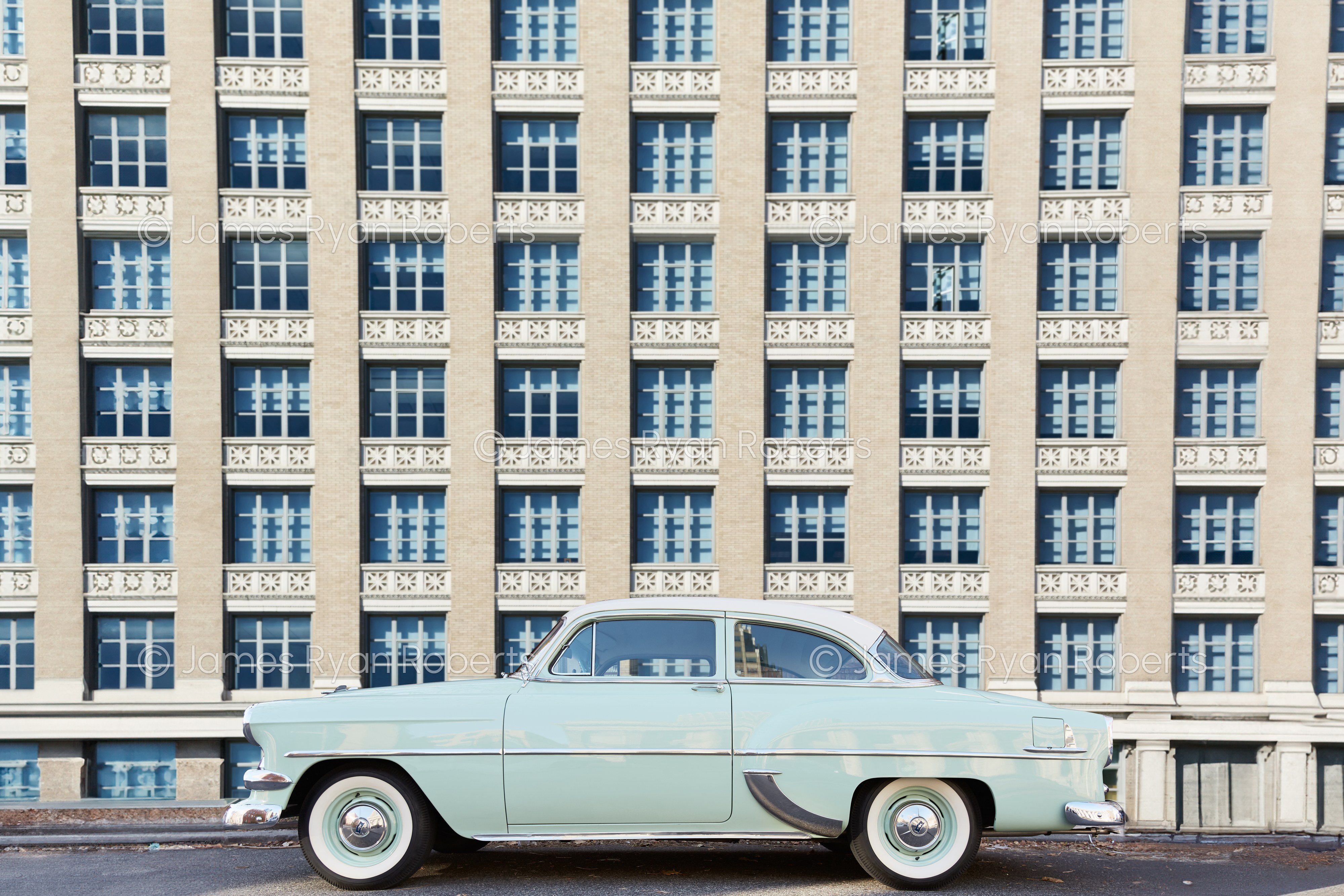 Jersey City 54 Chevrolet 210 Del Ray — Carport large-format fine art print
