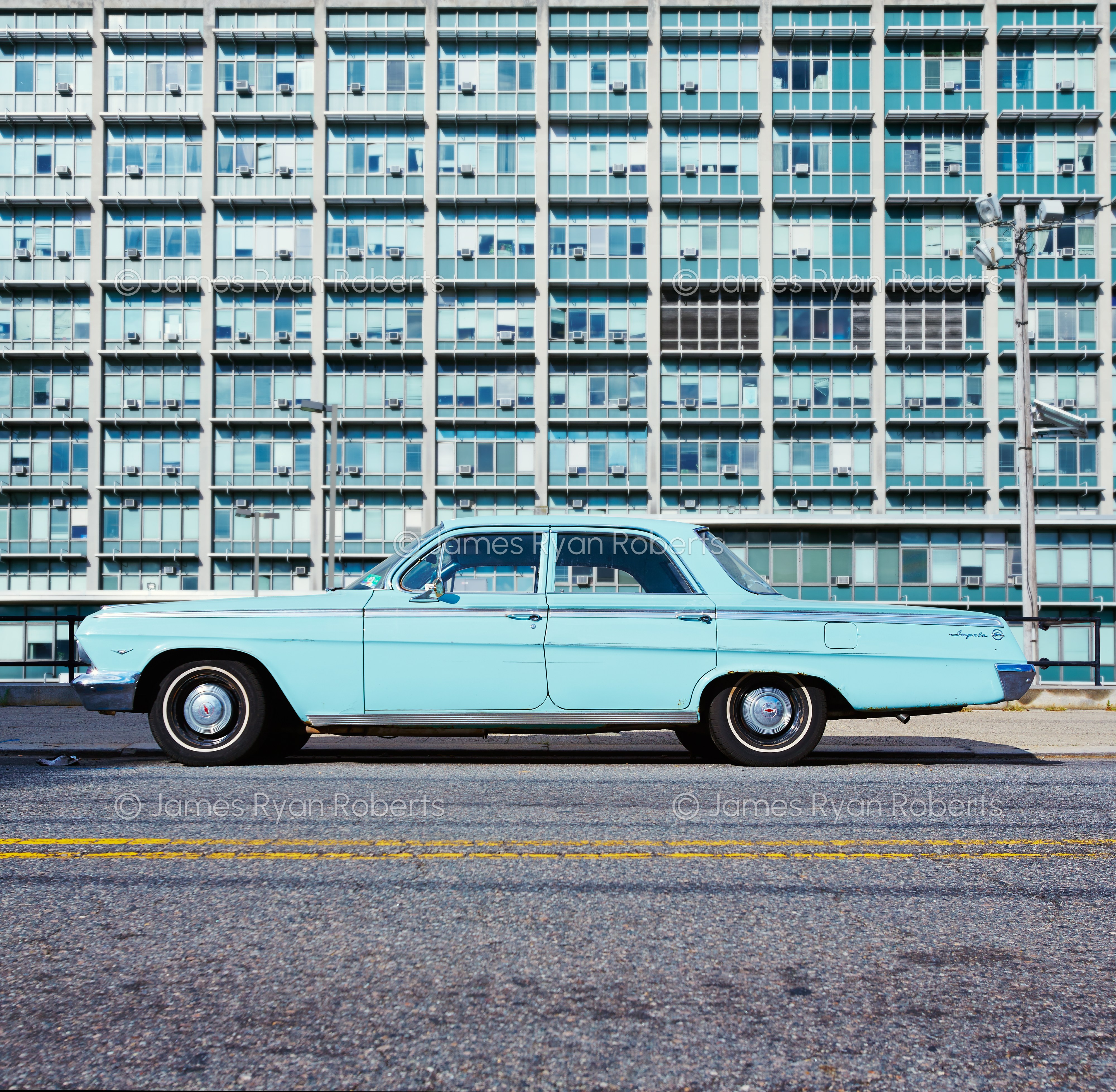 Jersey City Chevrolet Impala — Carport large-format fine art print