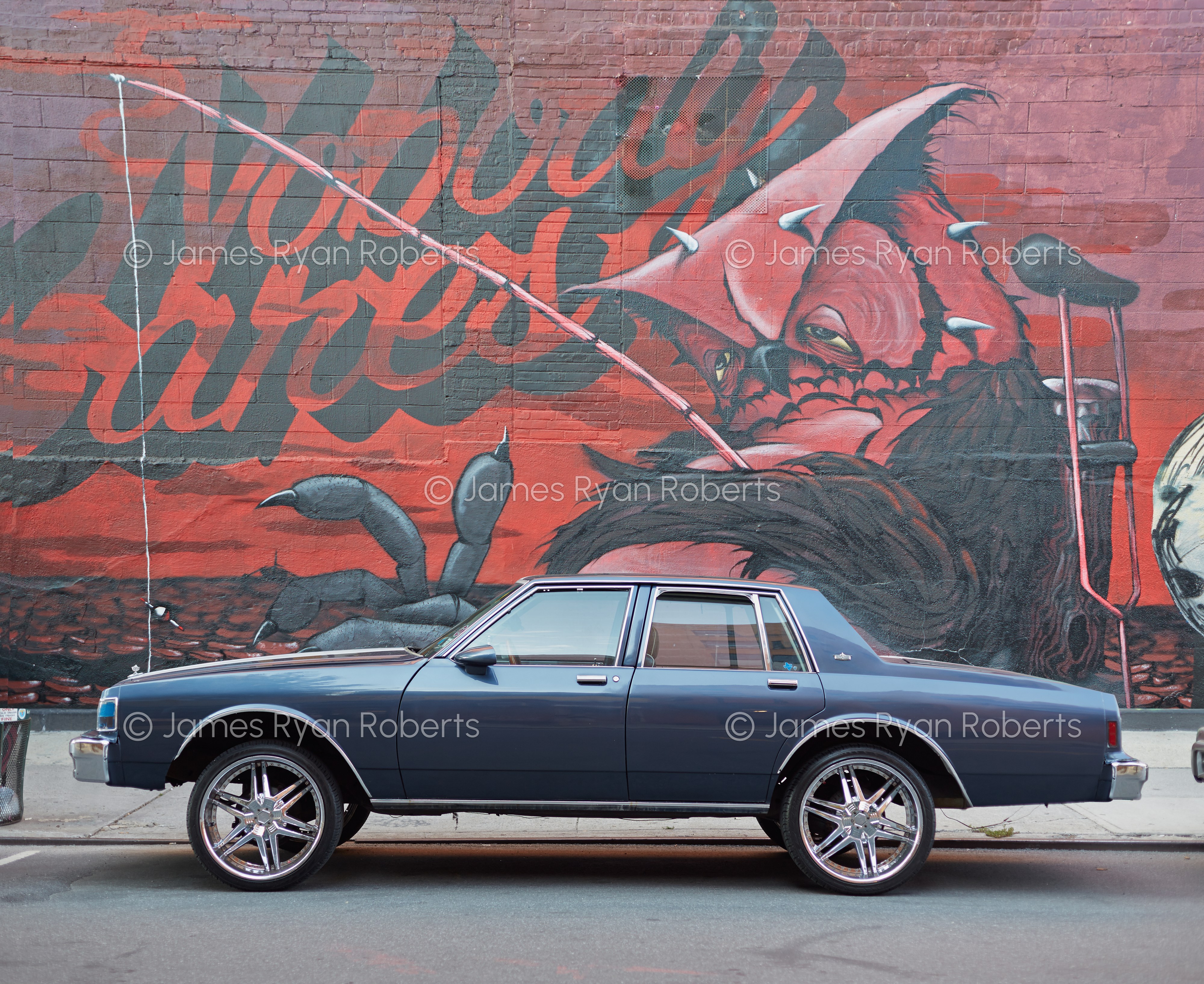 NYC Chevy Caprice Hi Rider — Carport large-format fine art print