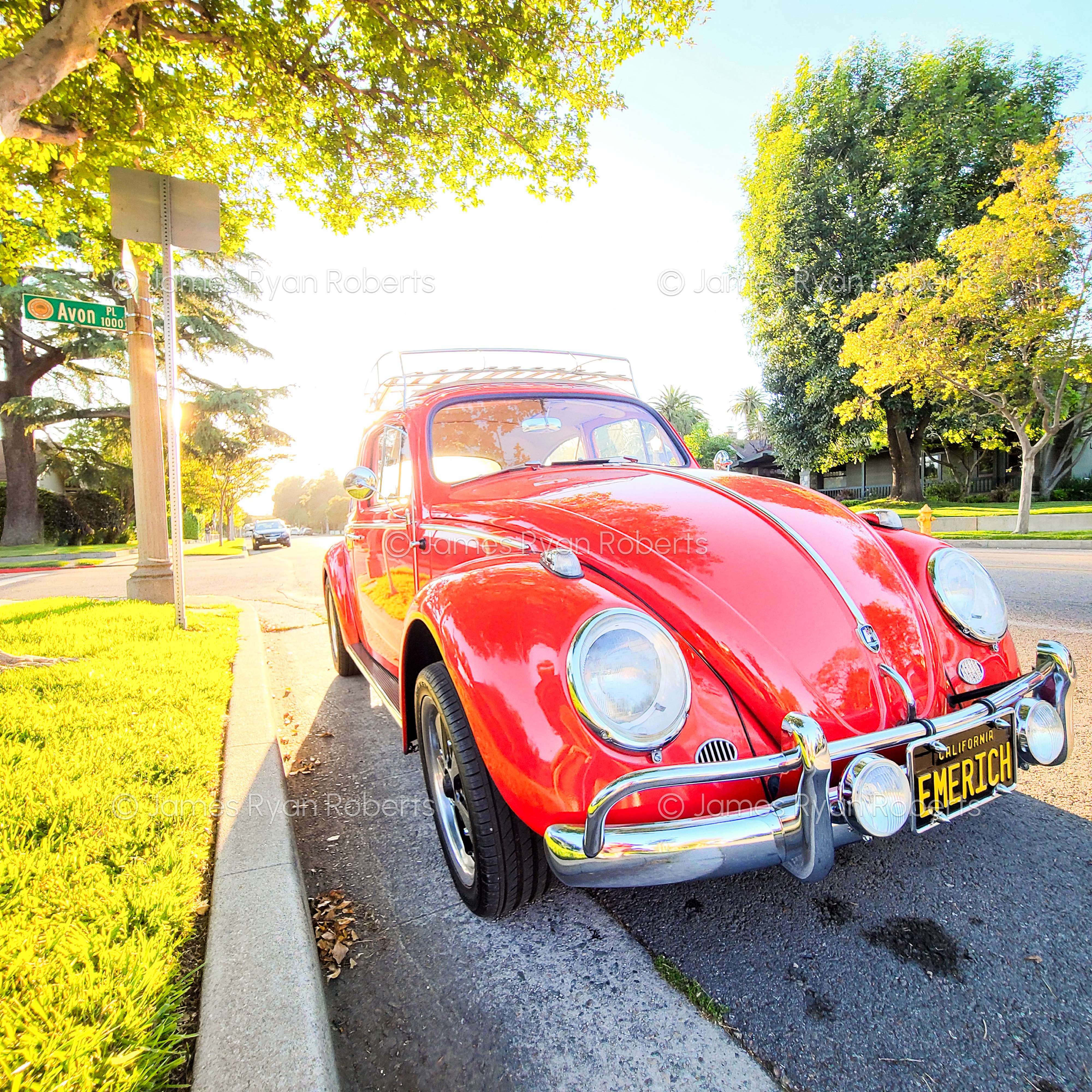 South Pasadena VW Bug — Carport large-format fine art print
