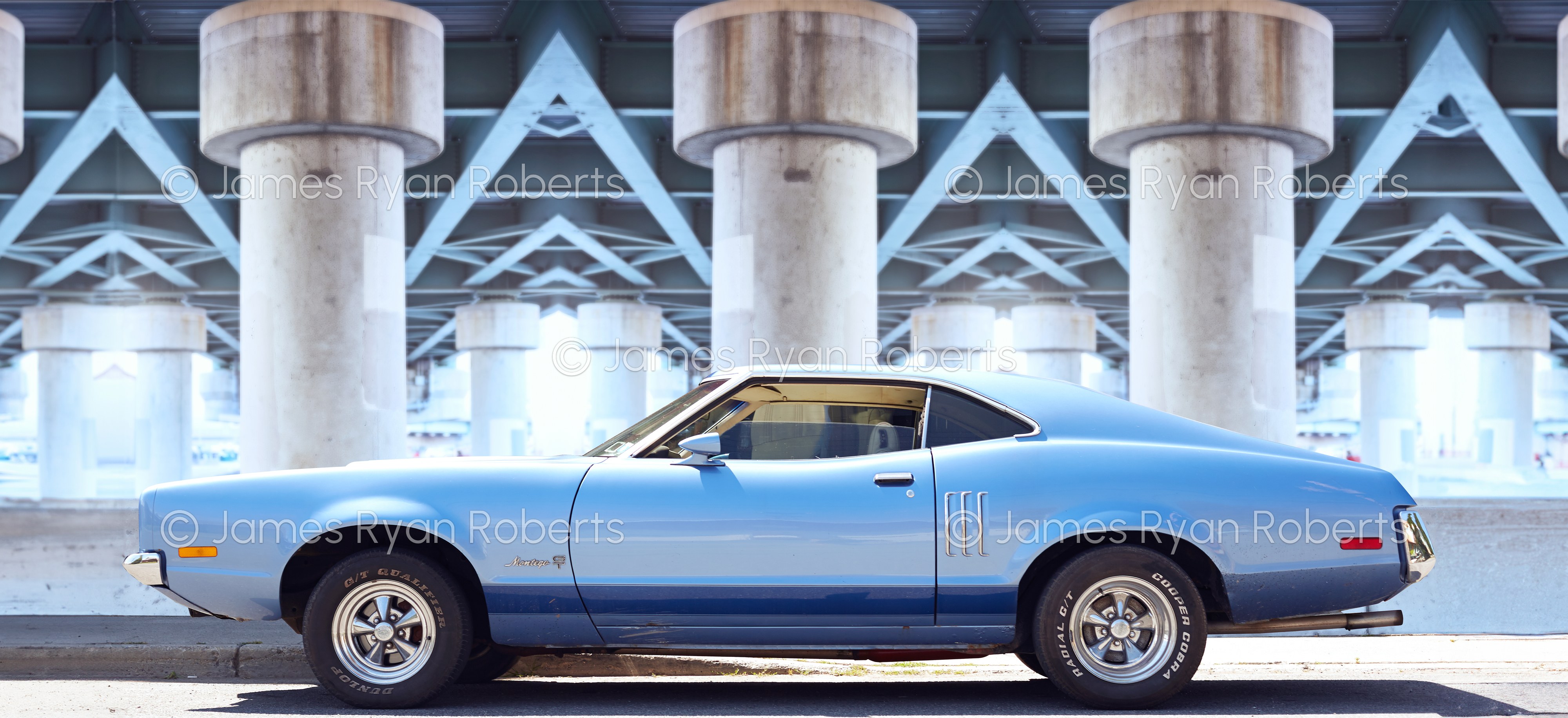 Underpass Mercury Montego GT — Carport large-format fine art print