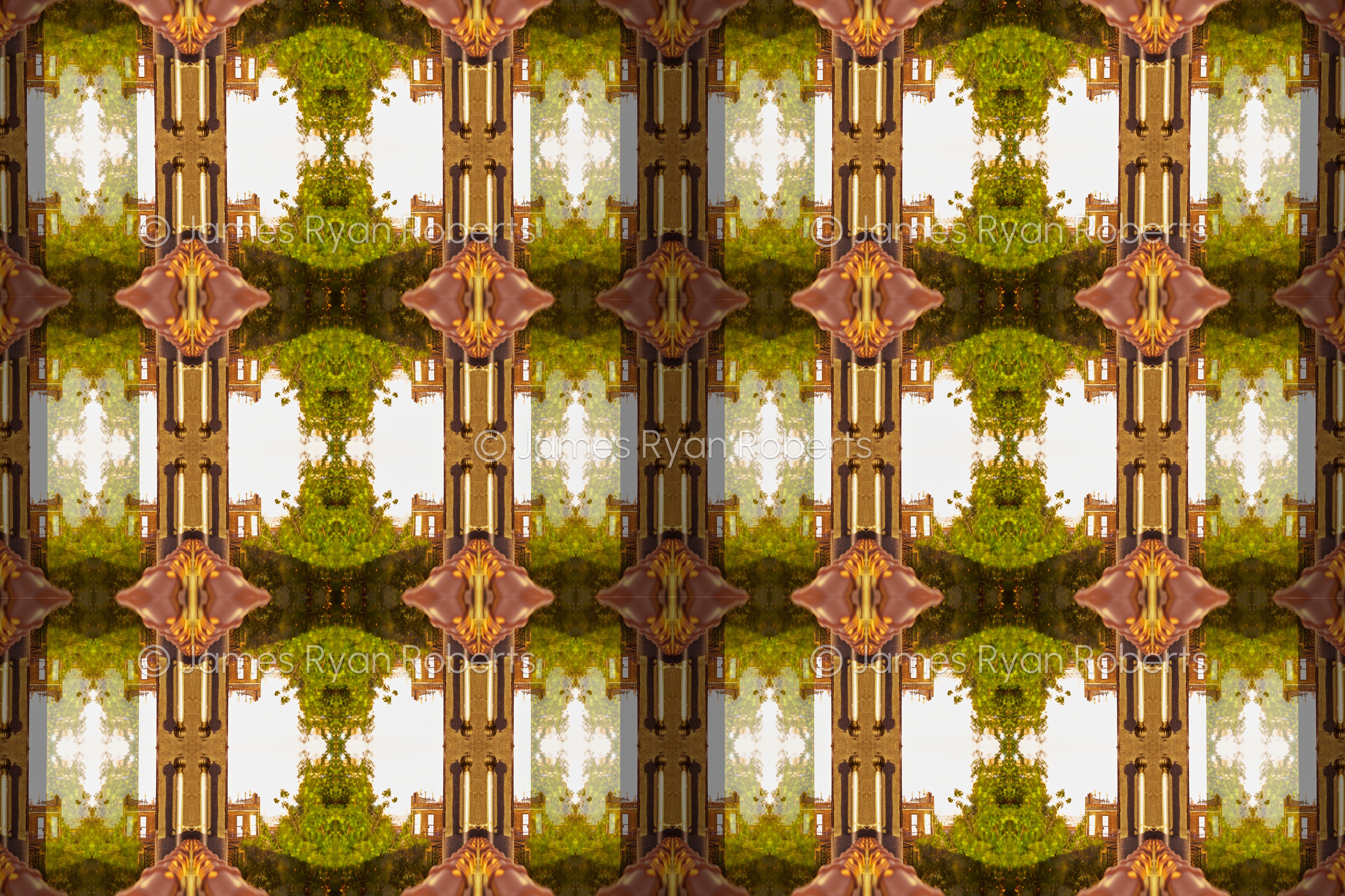 City Suburbia — Circular Logic large-format fine art print