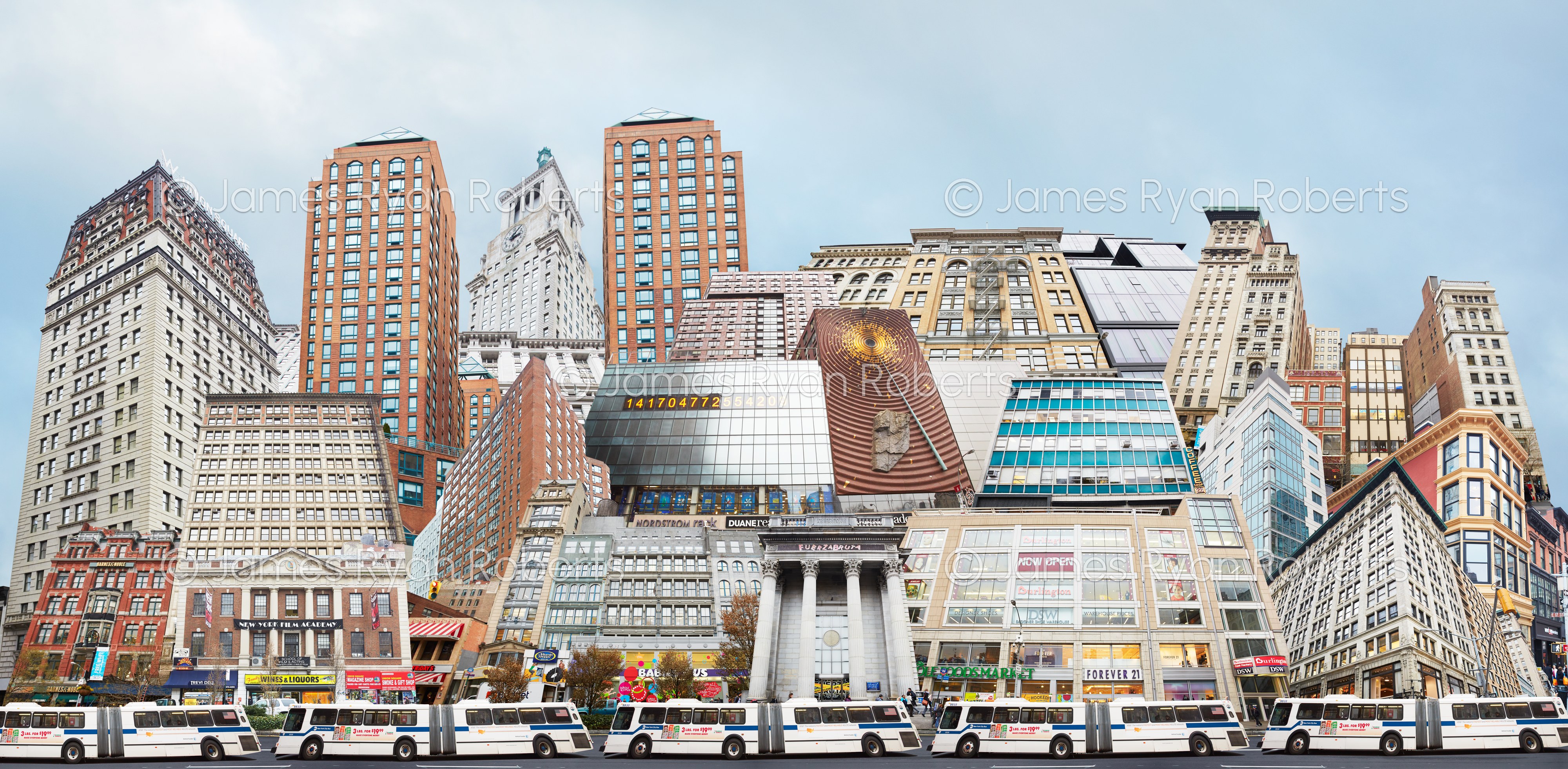 Union Square, NYC — Evolution of a Metropolis large-format fine art print