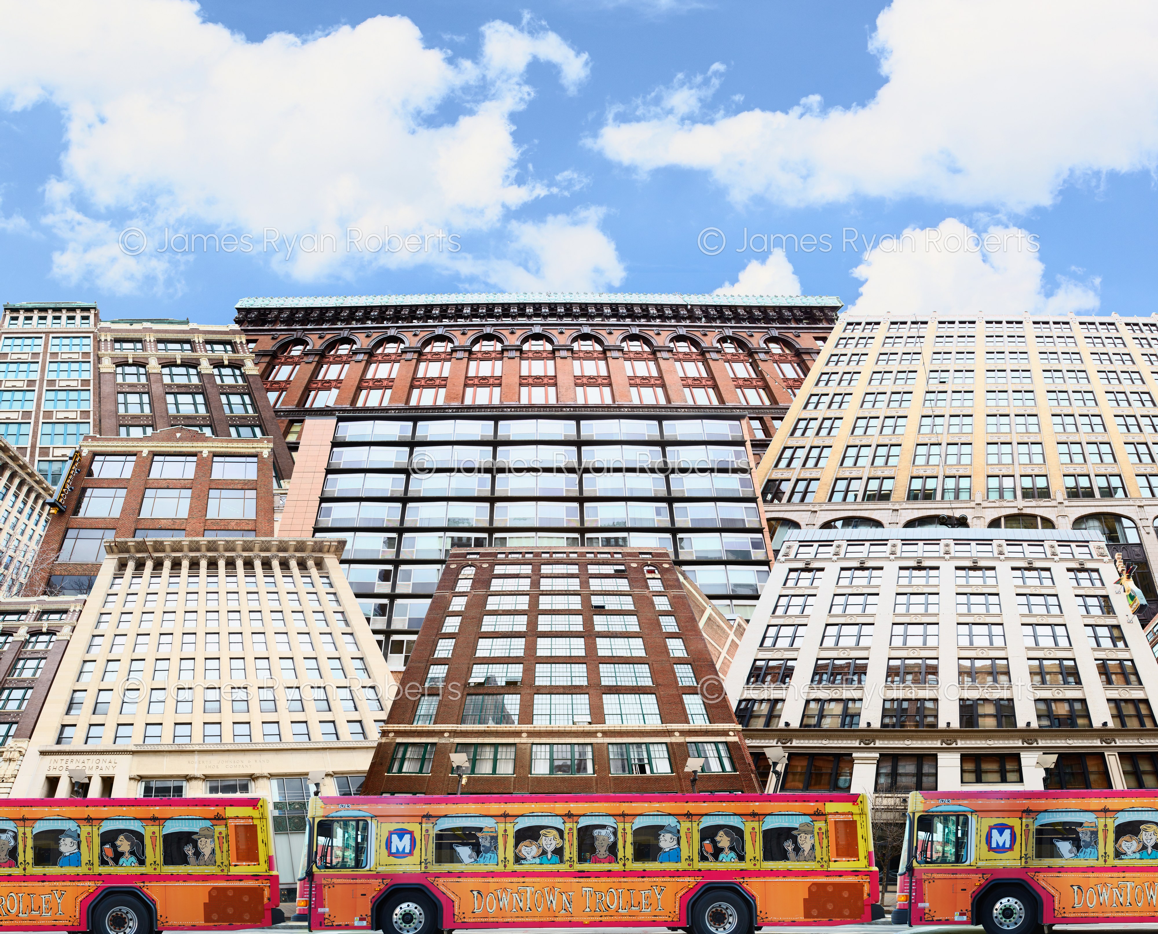 Washington Ave, St. Louis — Evolution of a Metropolis large-format fine art print