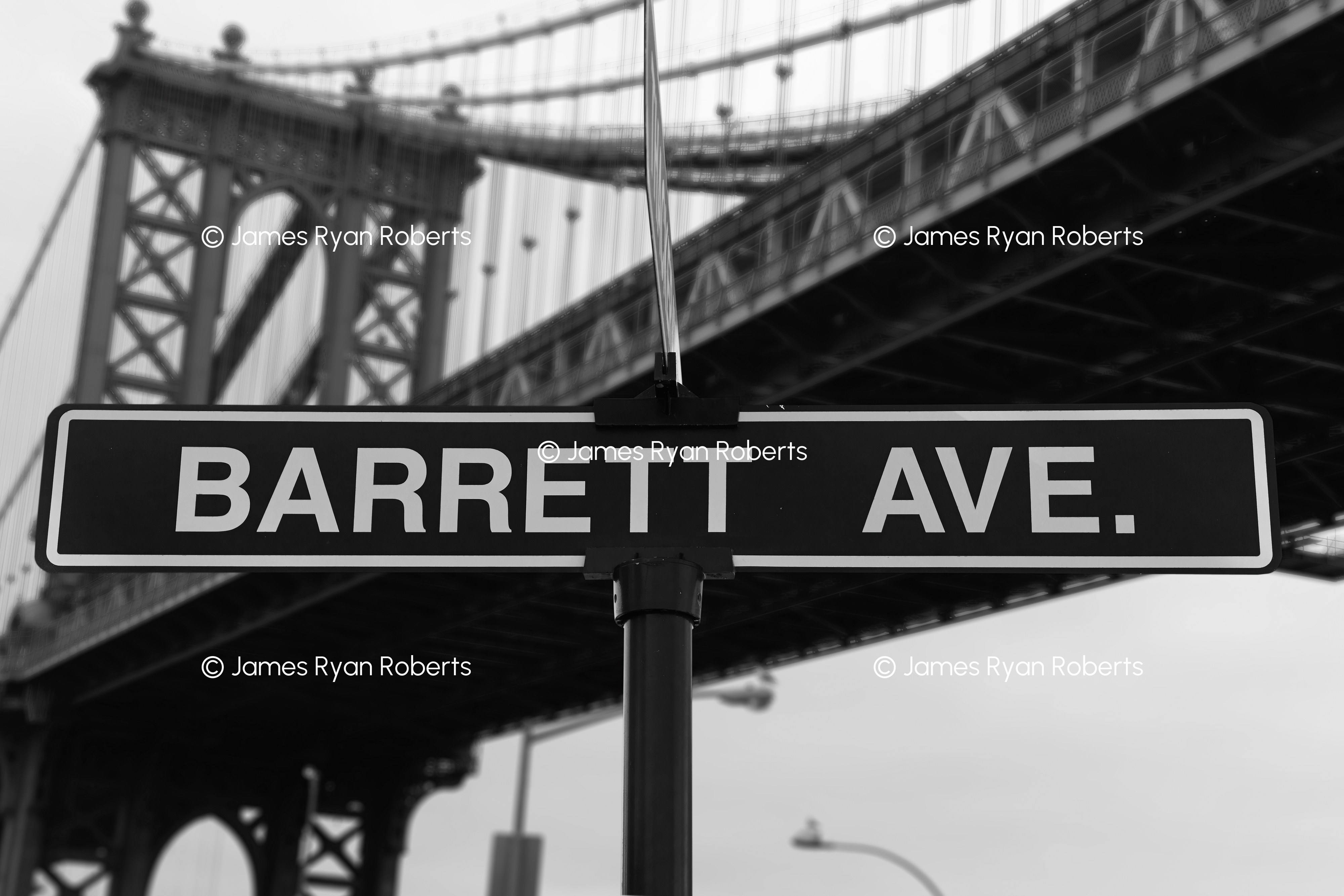 Barrett Avenue, Manhattan Bridge — New York City large-format fine art print