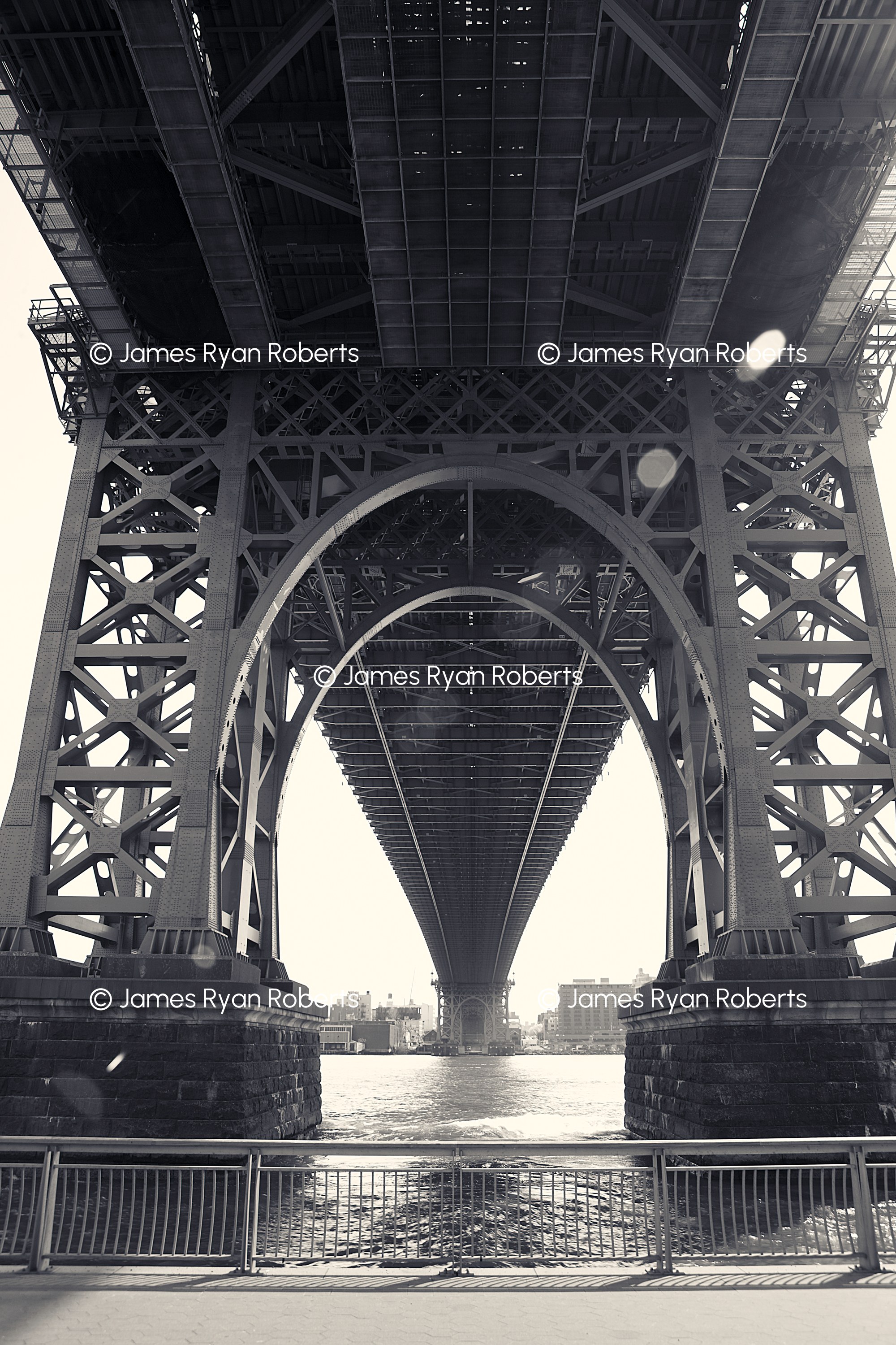 Beneath the Williamsburg Bridge — New York City large-format fine art print