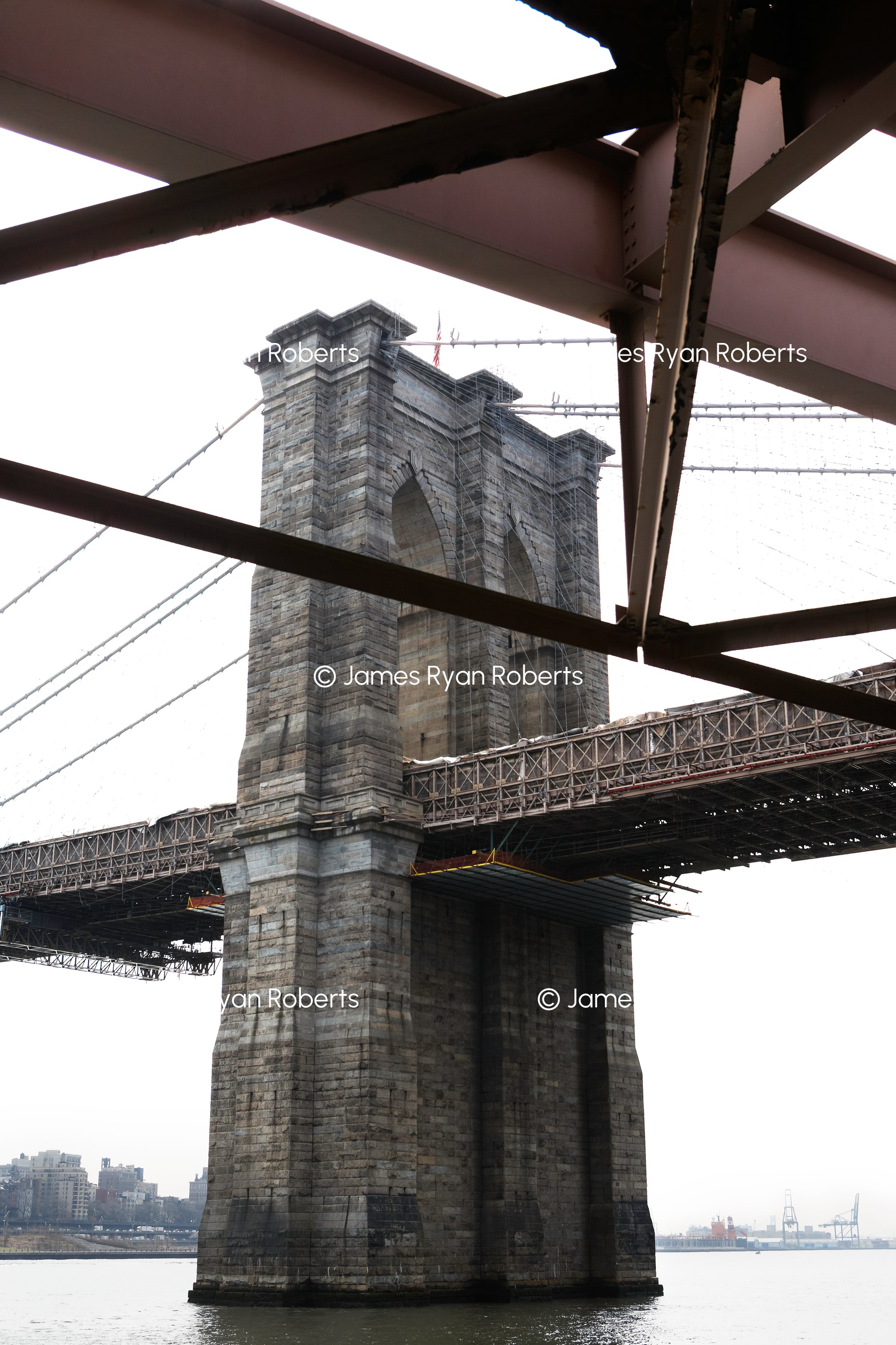 Brooklyn Bridge Tower — New York City large-format fine art print
