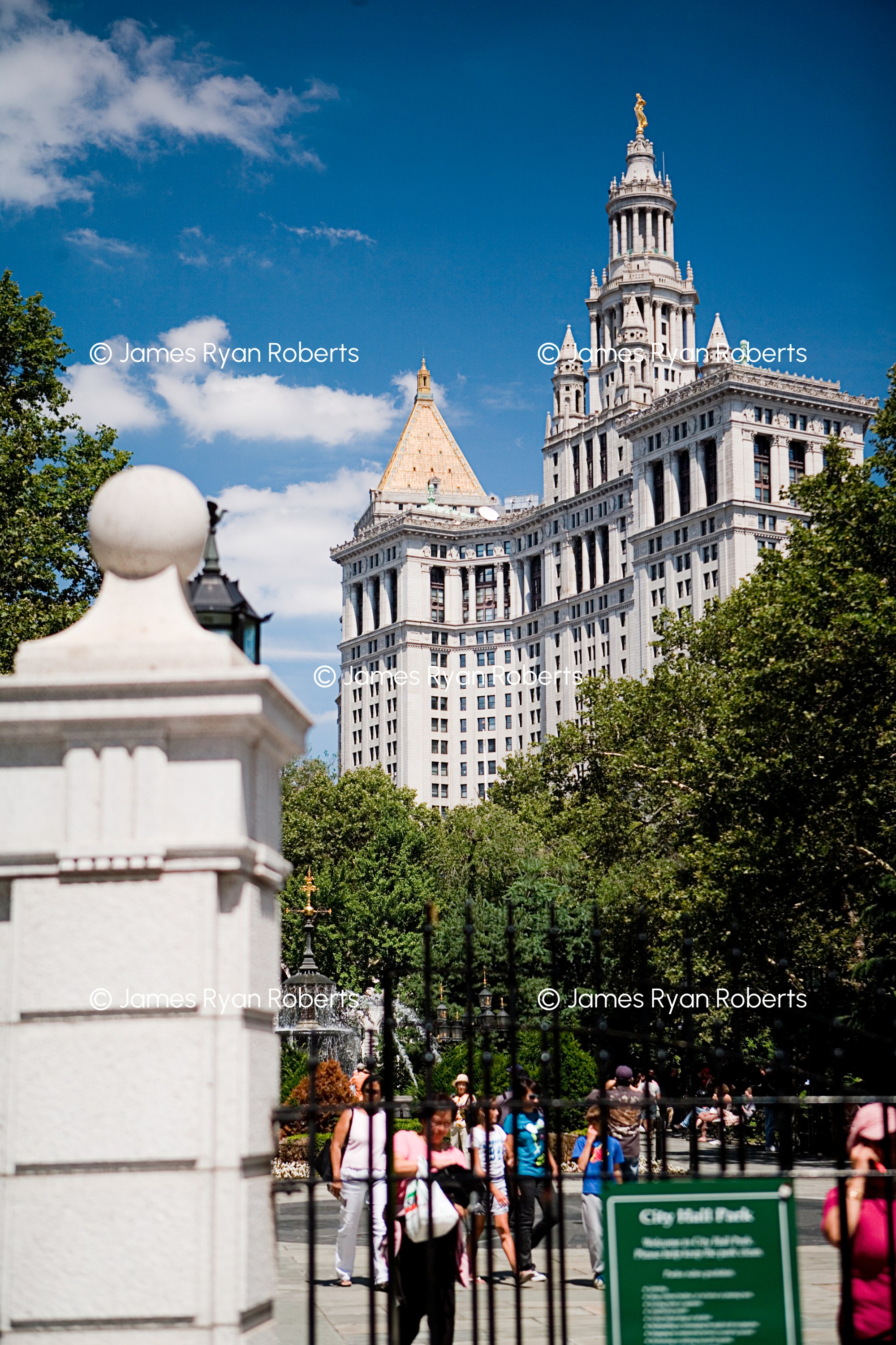 City Hall Park — New York City large-format fine art print