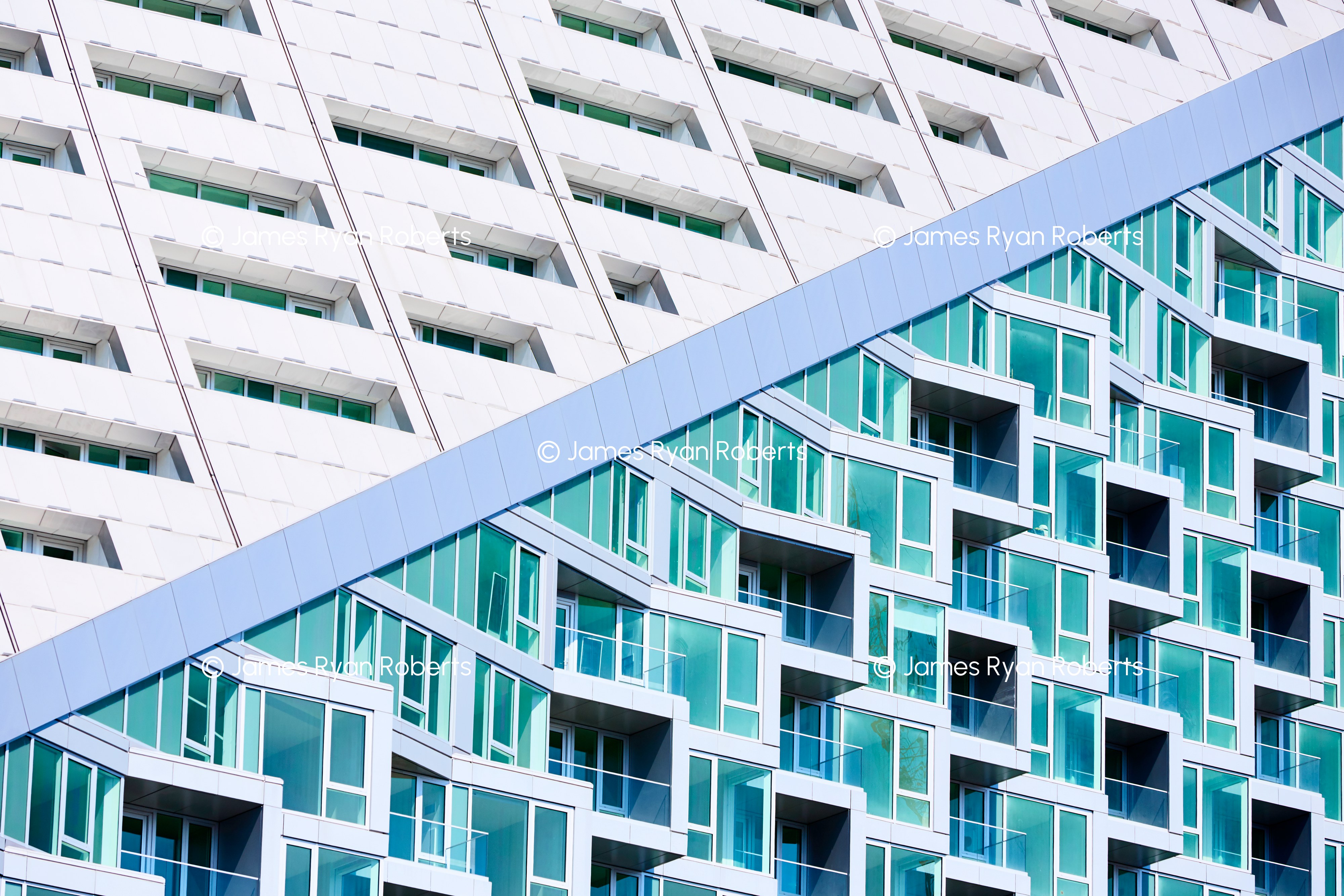 Diagonal Balconies — New York City large-format fine art print