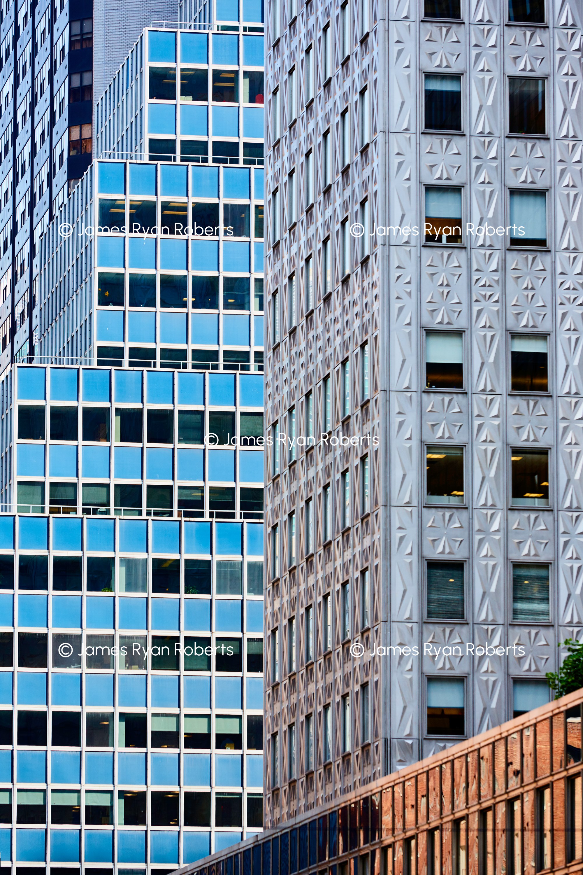 Facades in Contrast I — New York City large-format fine art print