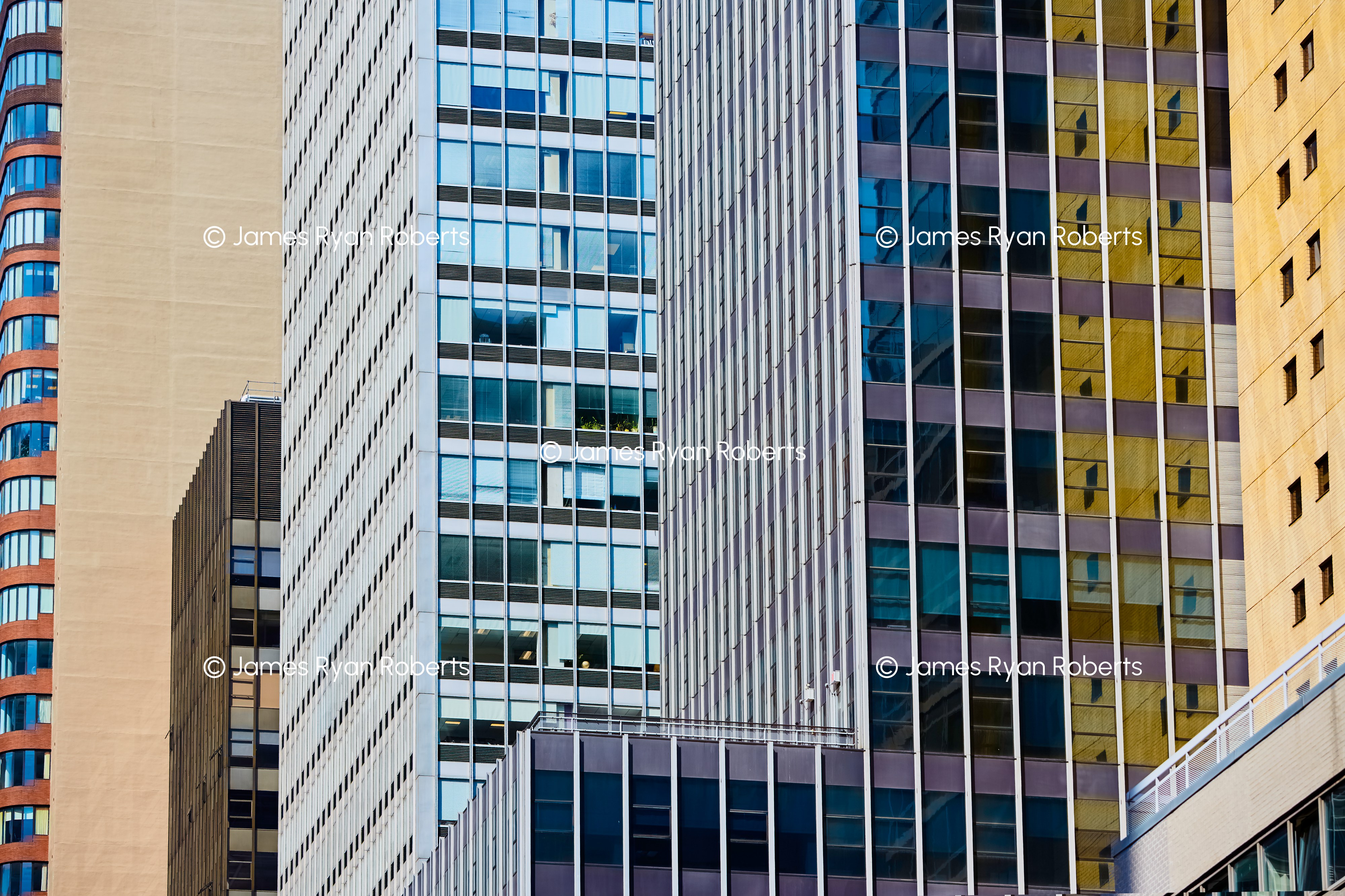 Facades in Contrast II — New York City large-format fine art print