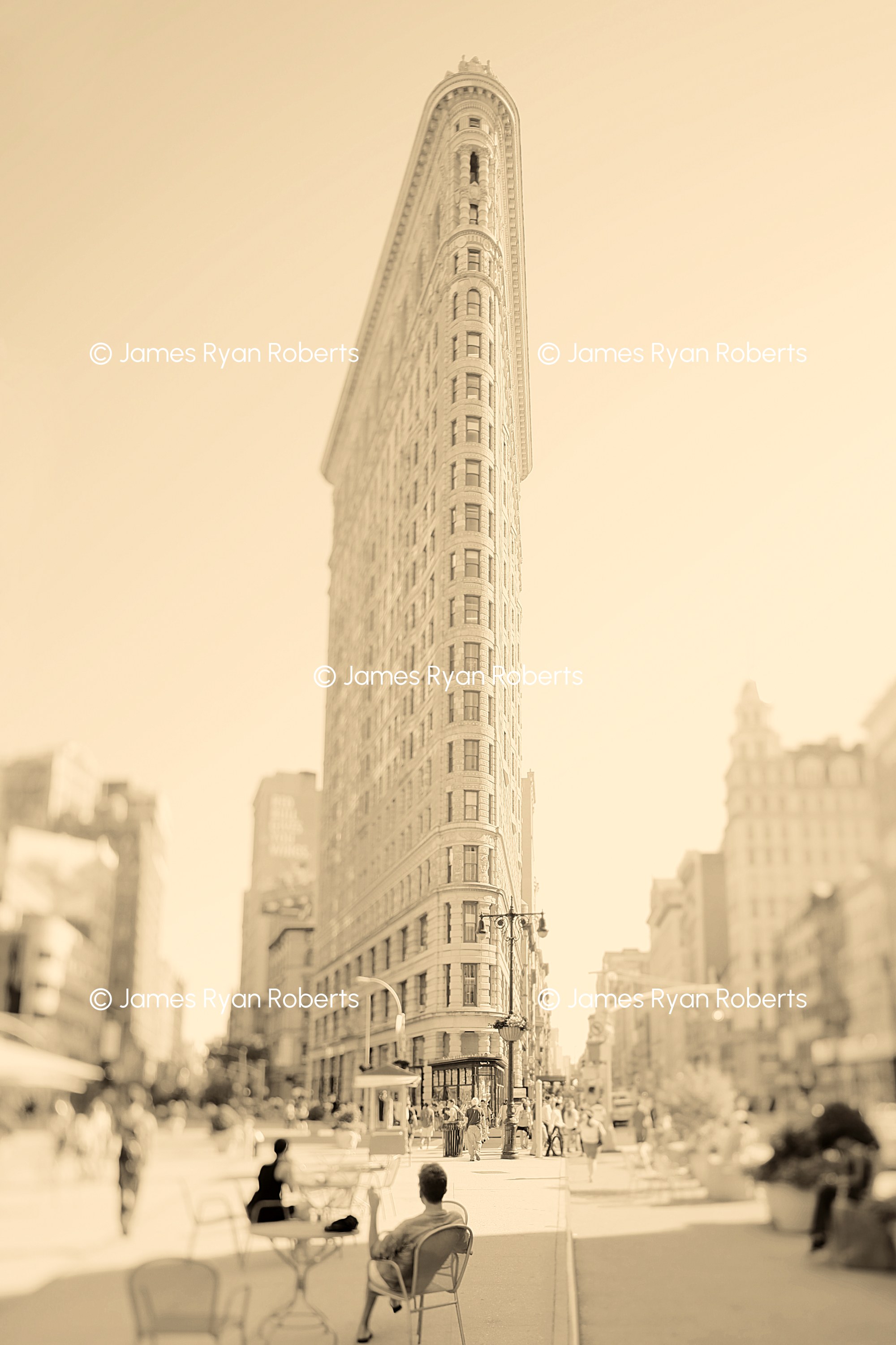 Flatiron, Sepia Afternoon — New York City large-format fine art print