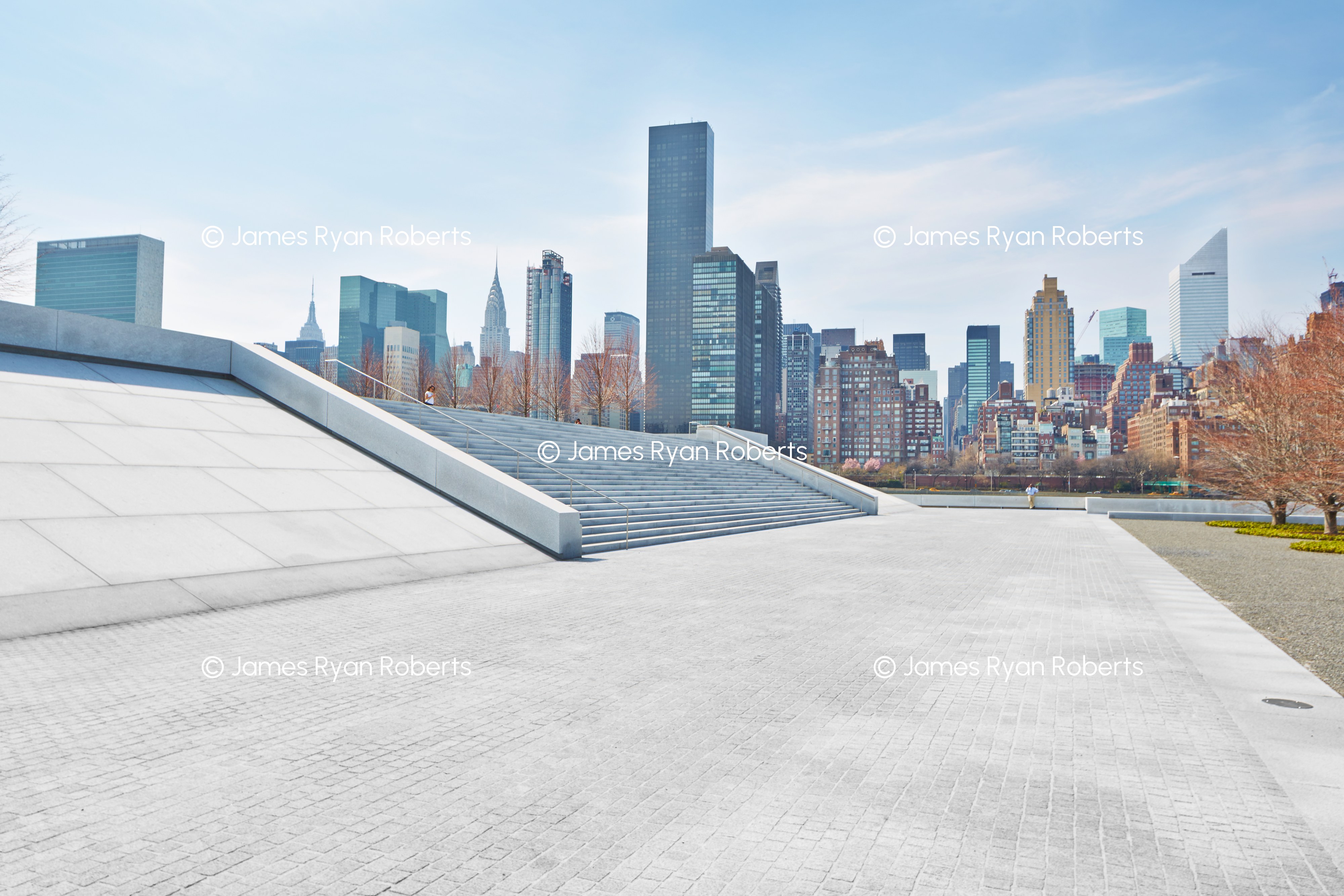 Franklin D. Roosevelt Four Freedoms Park — New York City large-format fine art print