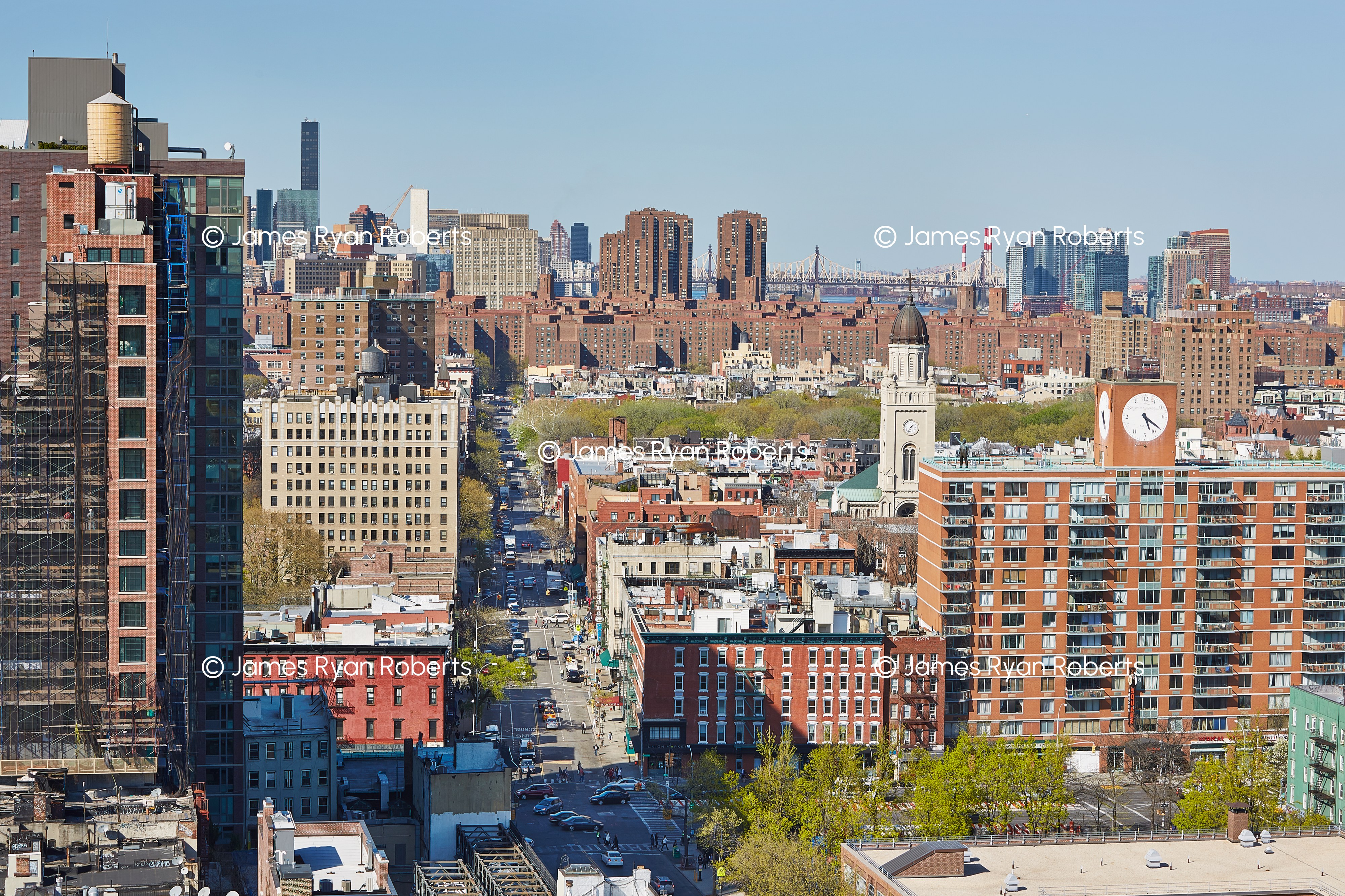 Lower East Side Rooftops — New York City large-format fine art print