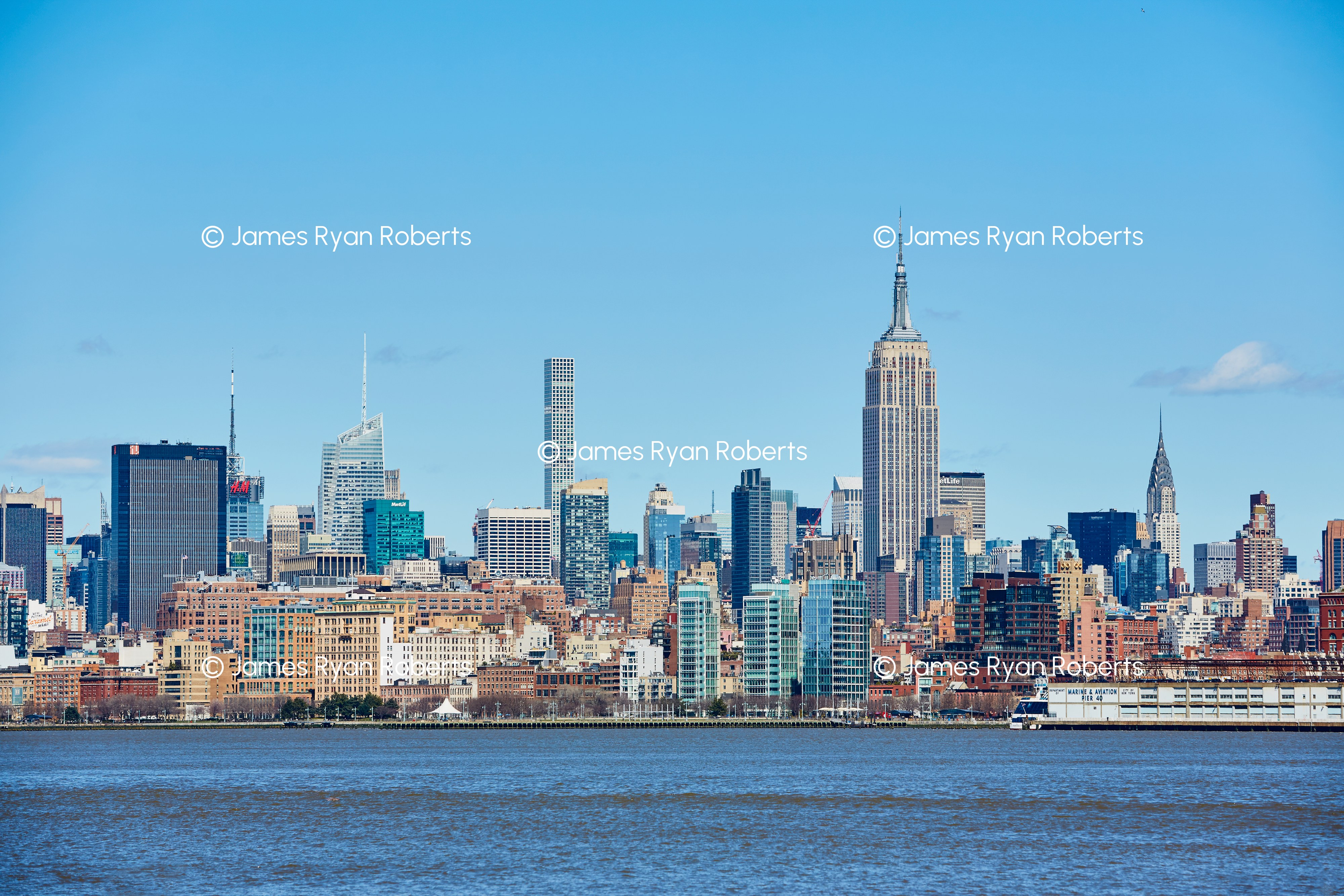 Midtown from the River — New York City large-format fine art print