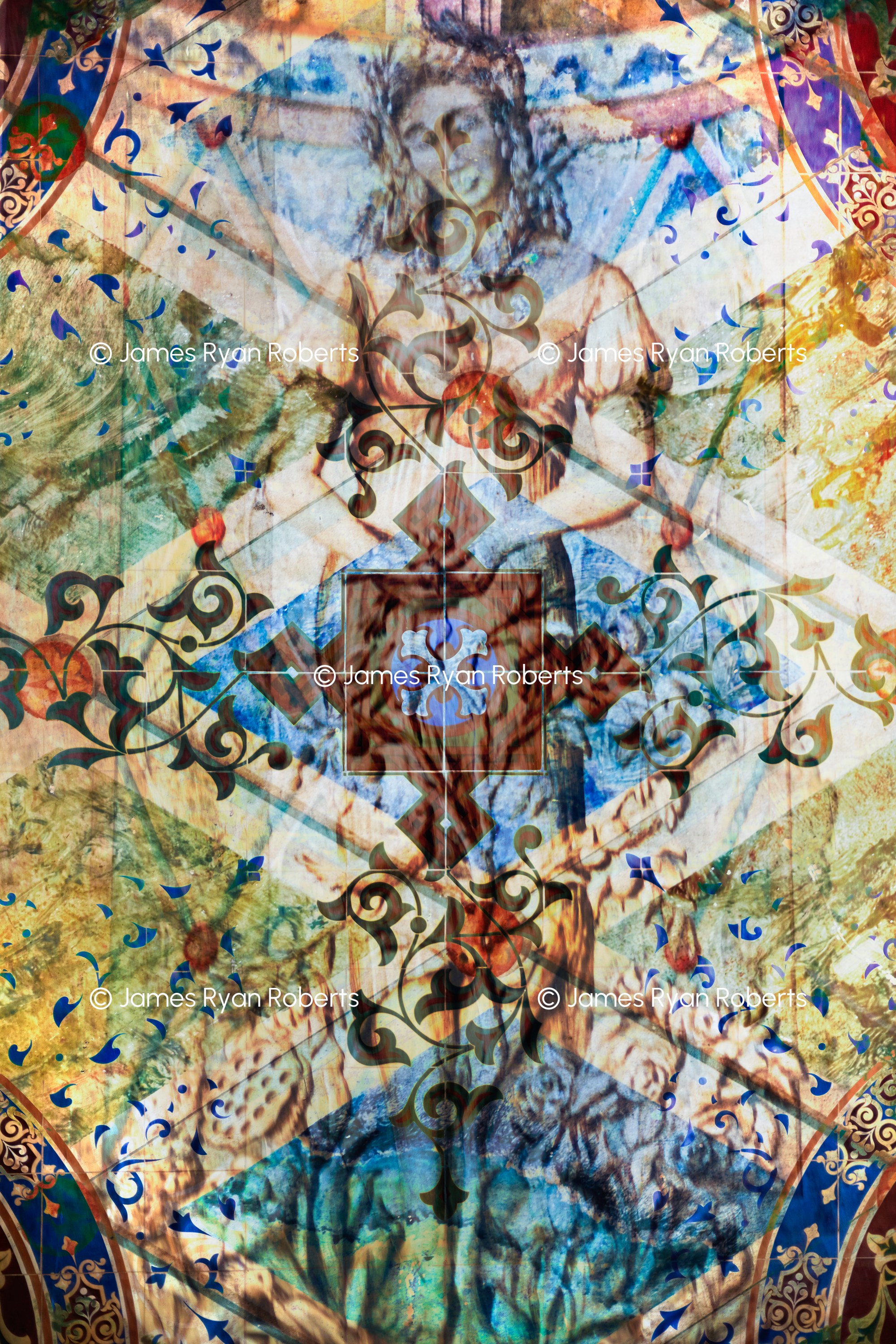 Mosaic Ceiling Detail — New York City large-format fine art print