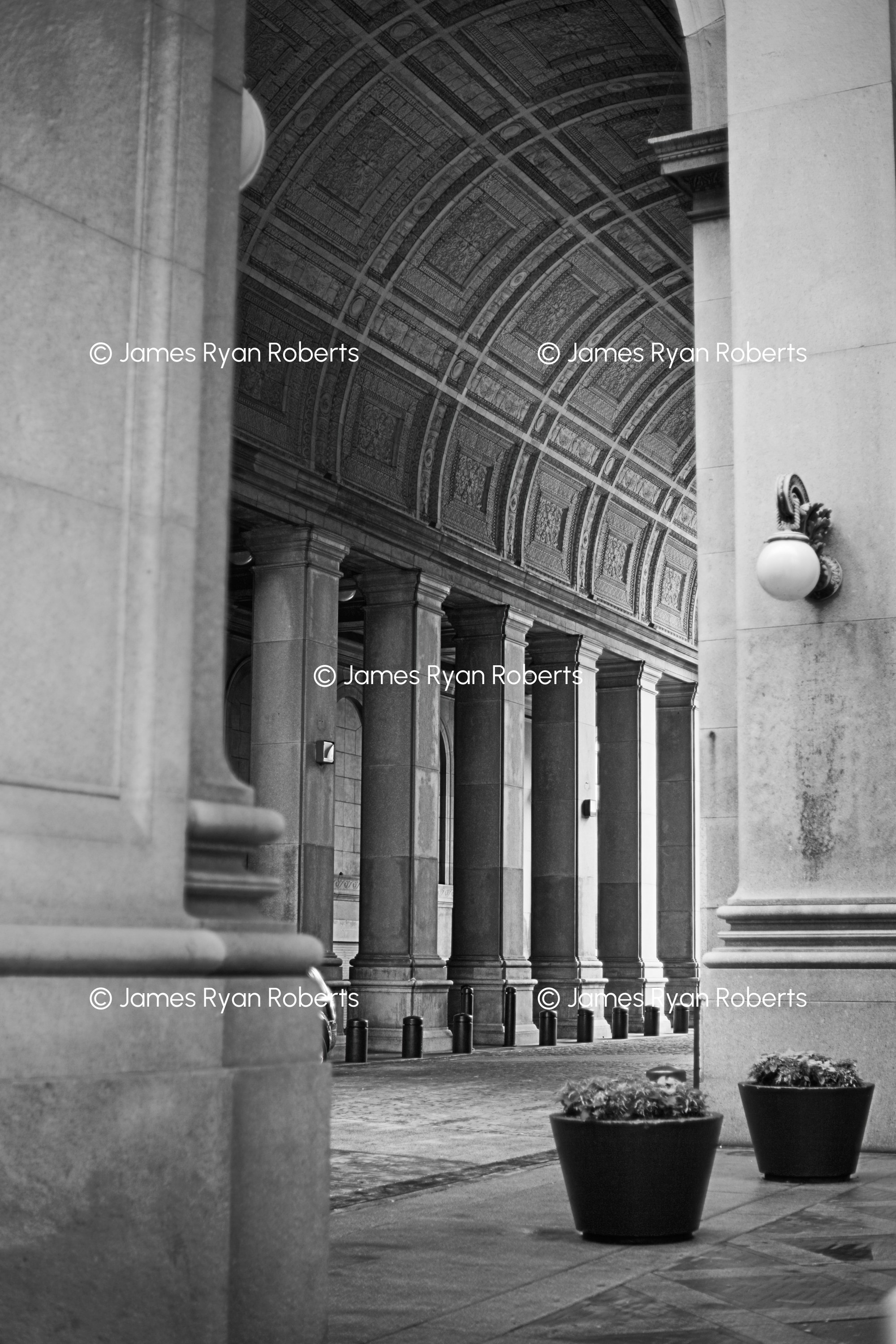 Pillars & Planters — New York City large-format fine art print