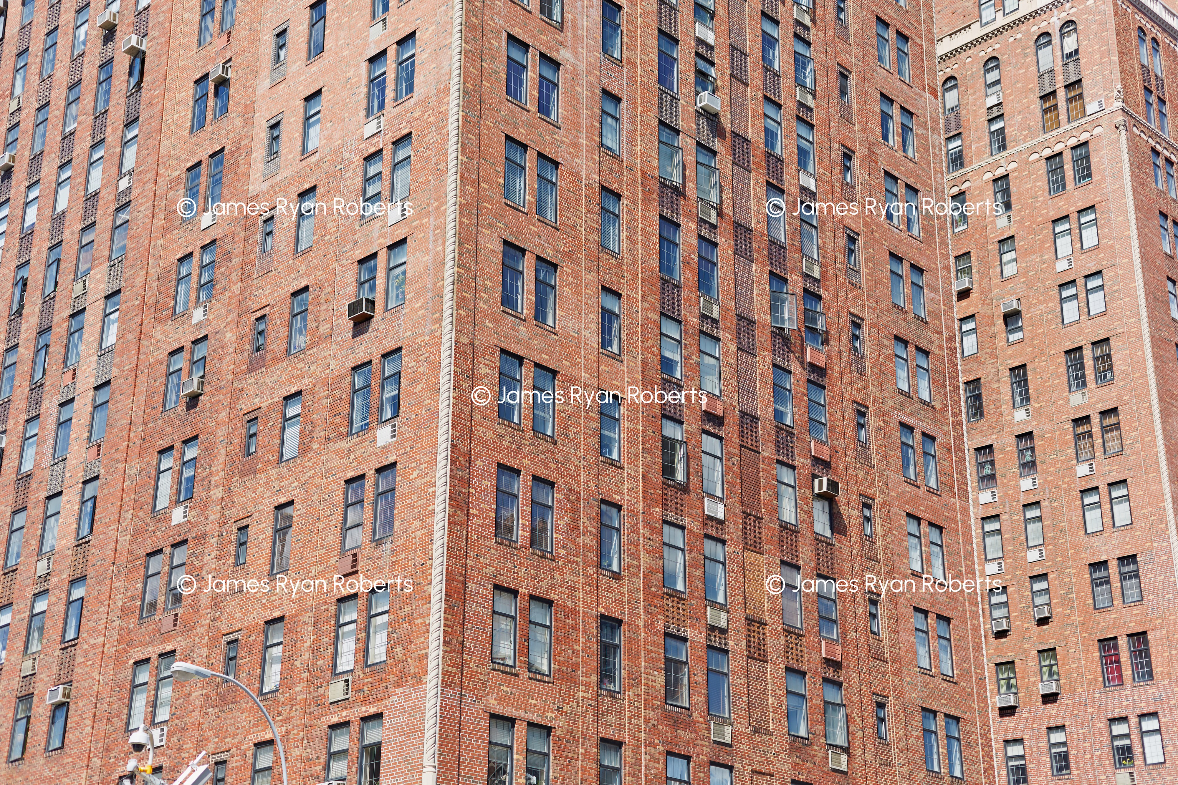 Red Brick Facade — New York City large-format fine art print