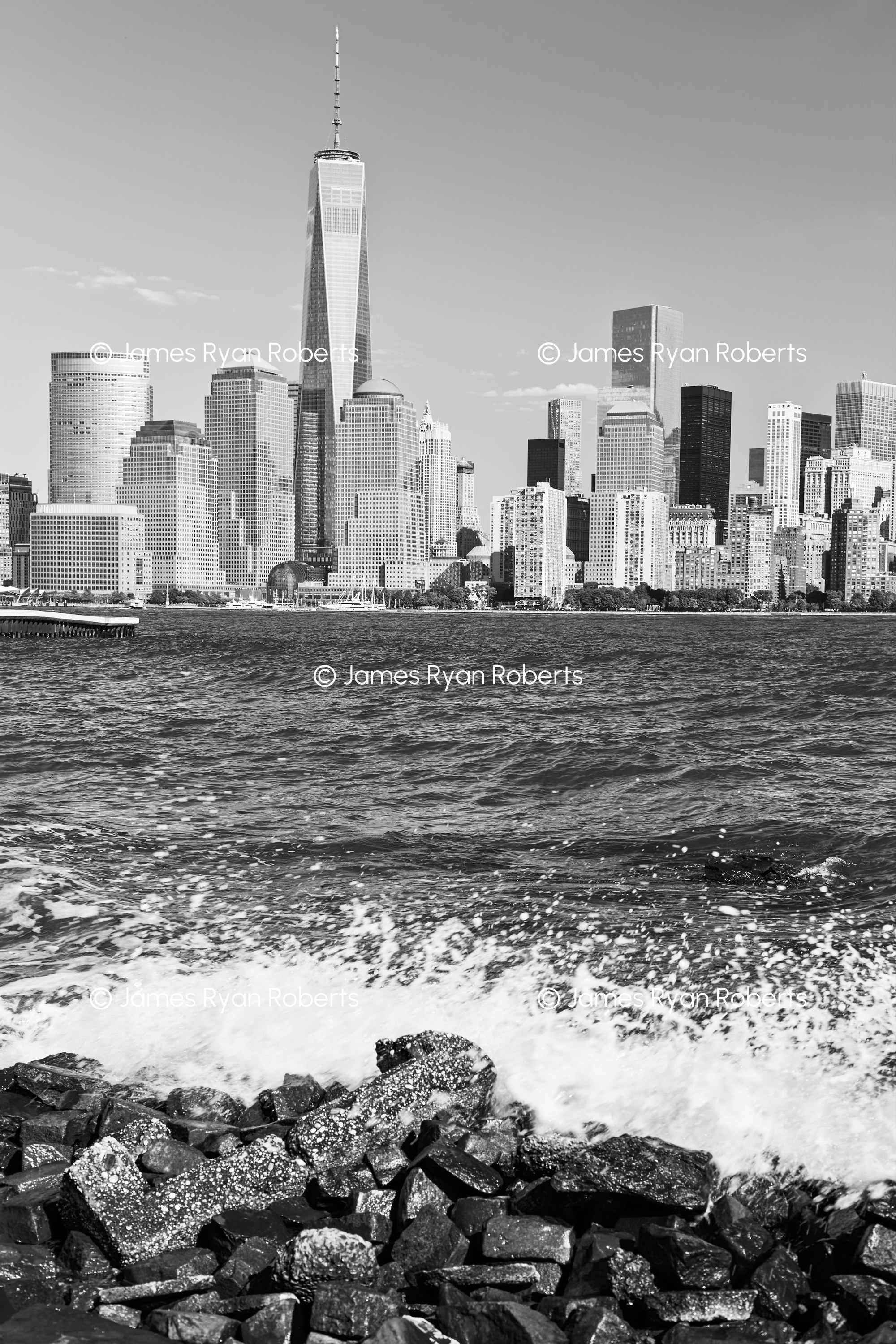 Rocky Shore, Lower Manhattan — New York City large-format fine art print