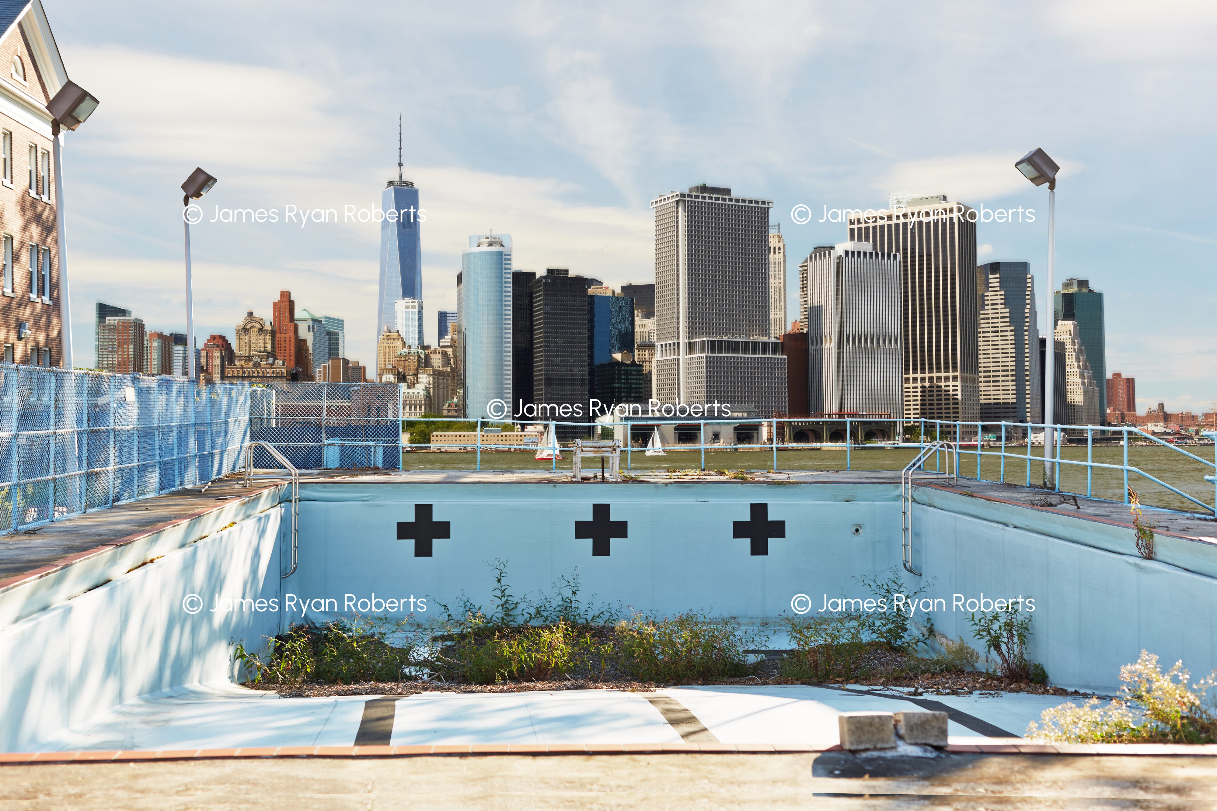 Rooftop Marks & Freedom Tower — New York City large-format fine art print