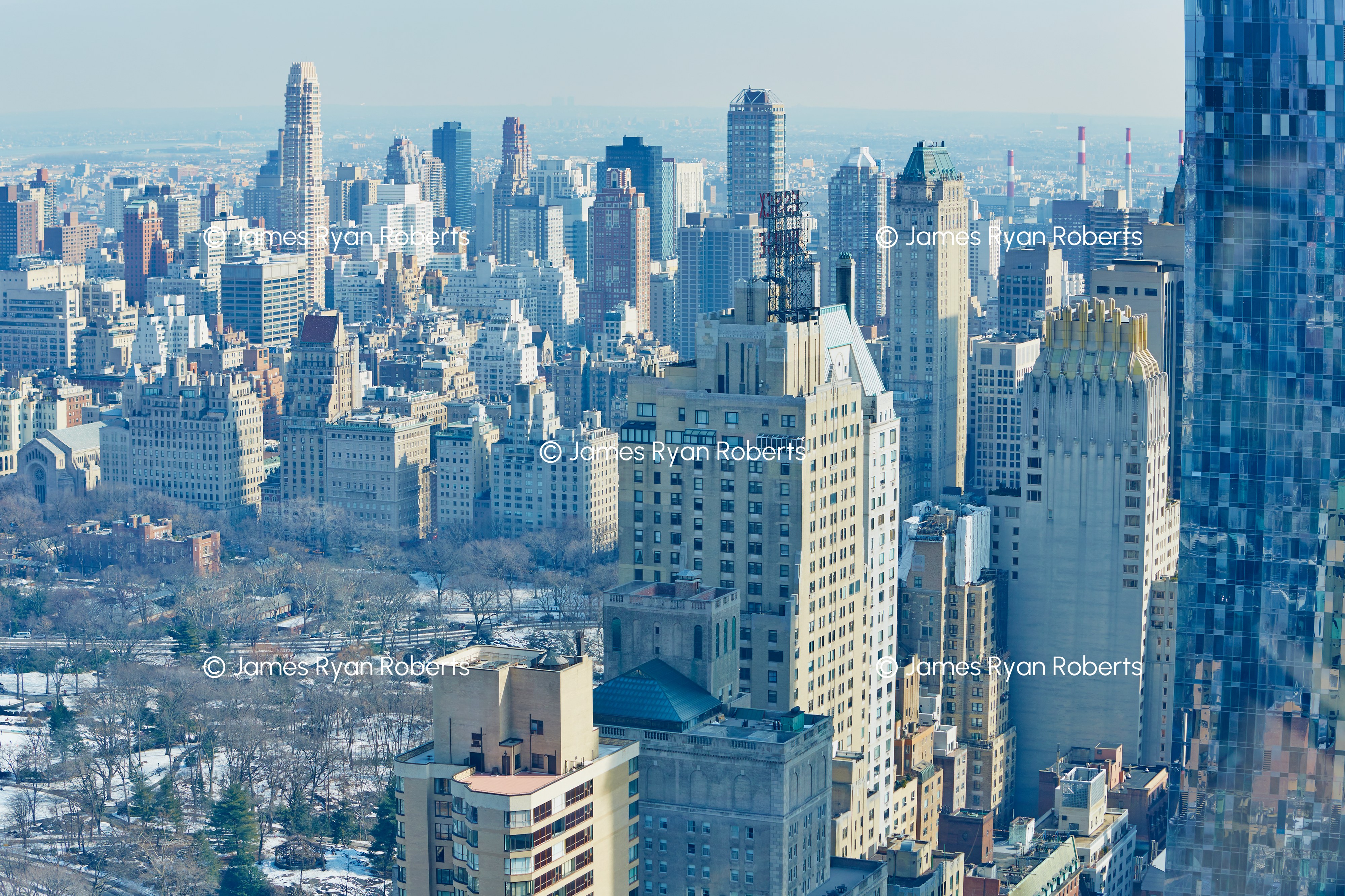 Rooftops, Winter Sky — New York City large-format fine art print