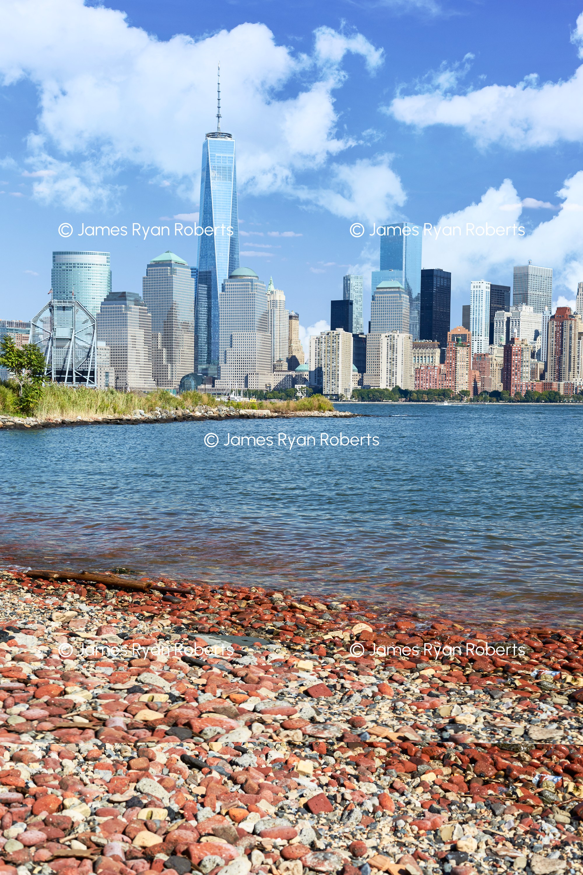 Shoreline & Freedom Tower — New York City large-format fine art print