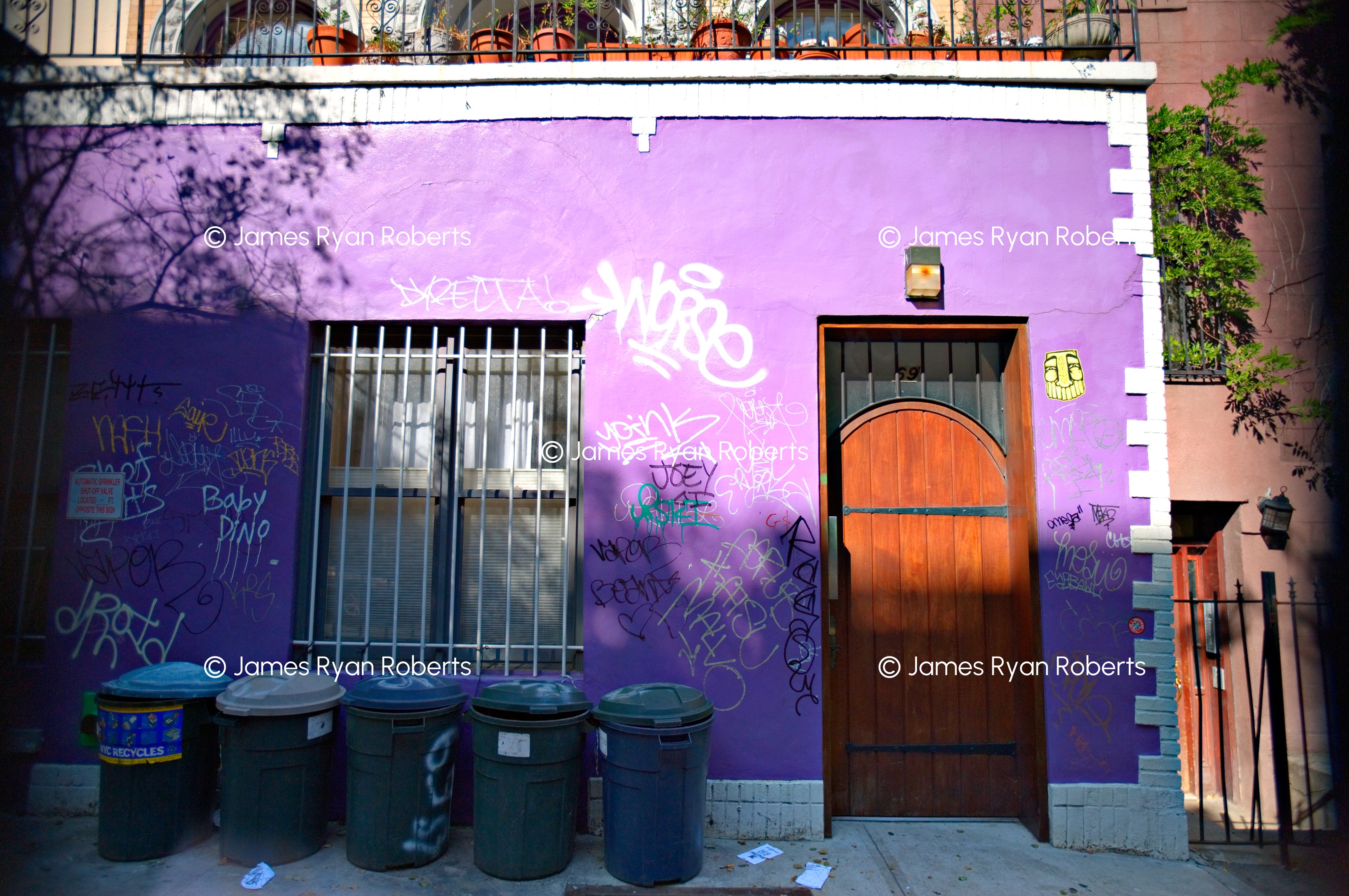 The Purple Door — New York City large-format fine art print
