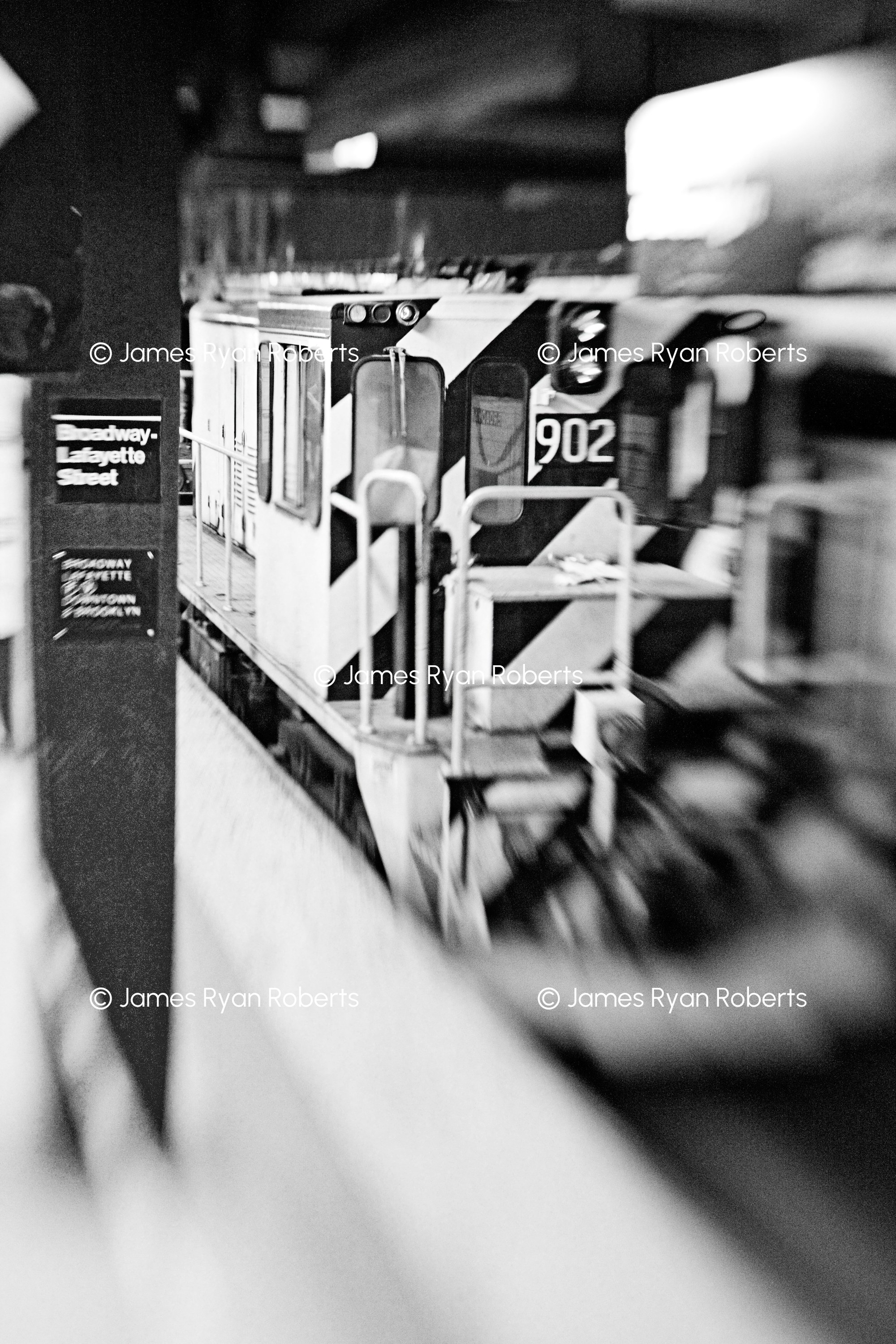 Train, Broadway–Lafayette — New York City large-format fine art print