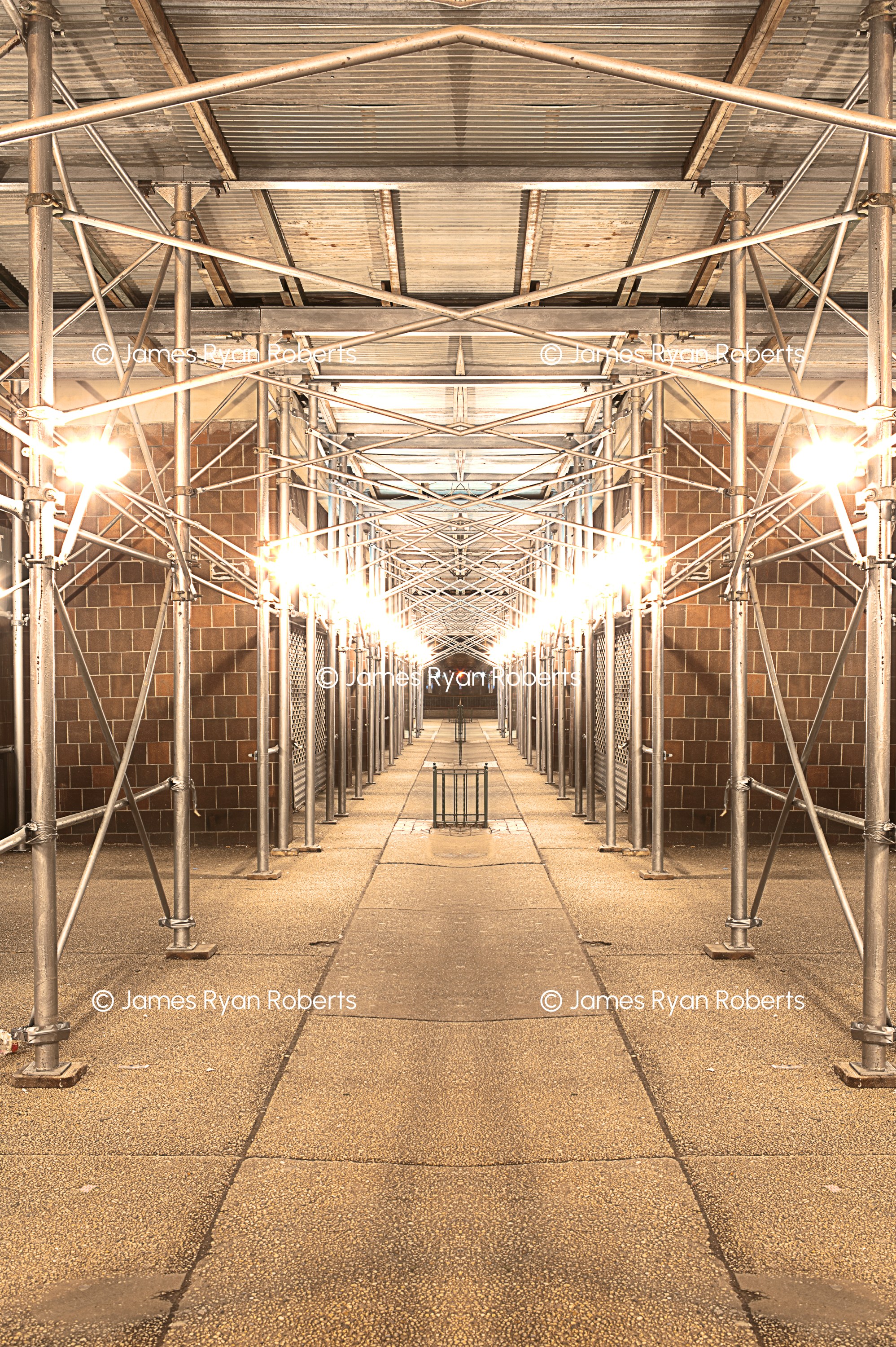Under the Scaffold — New York City large-format fine art print