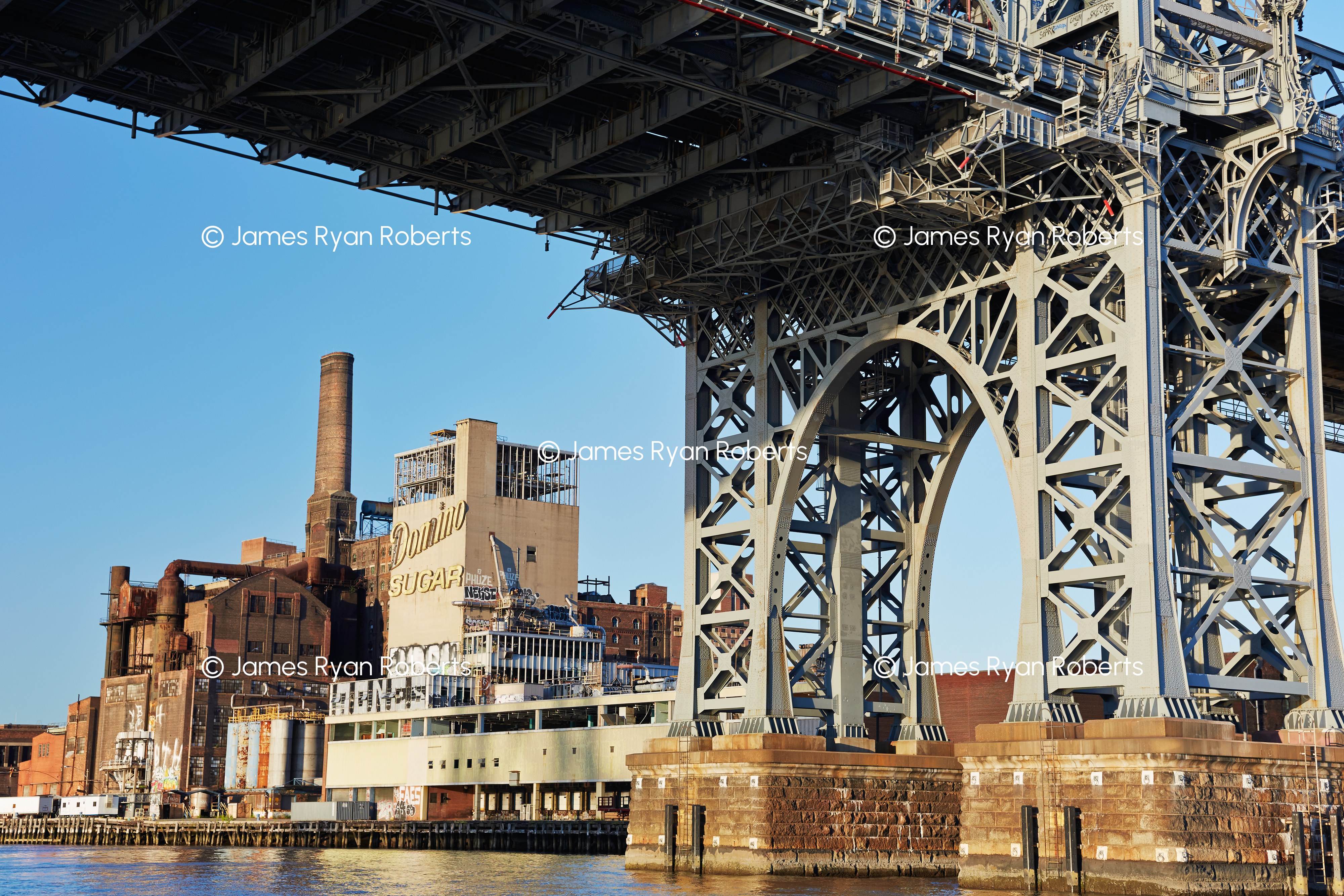 Under the Williamsburg Bridge — New York City large-format fine art print