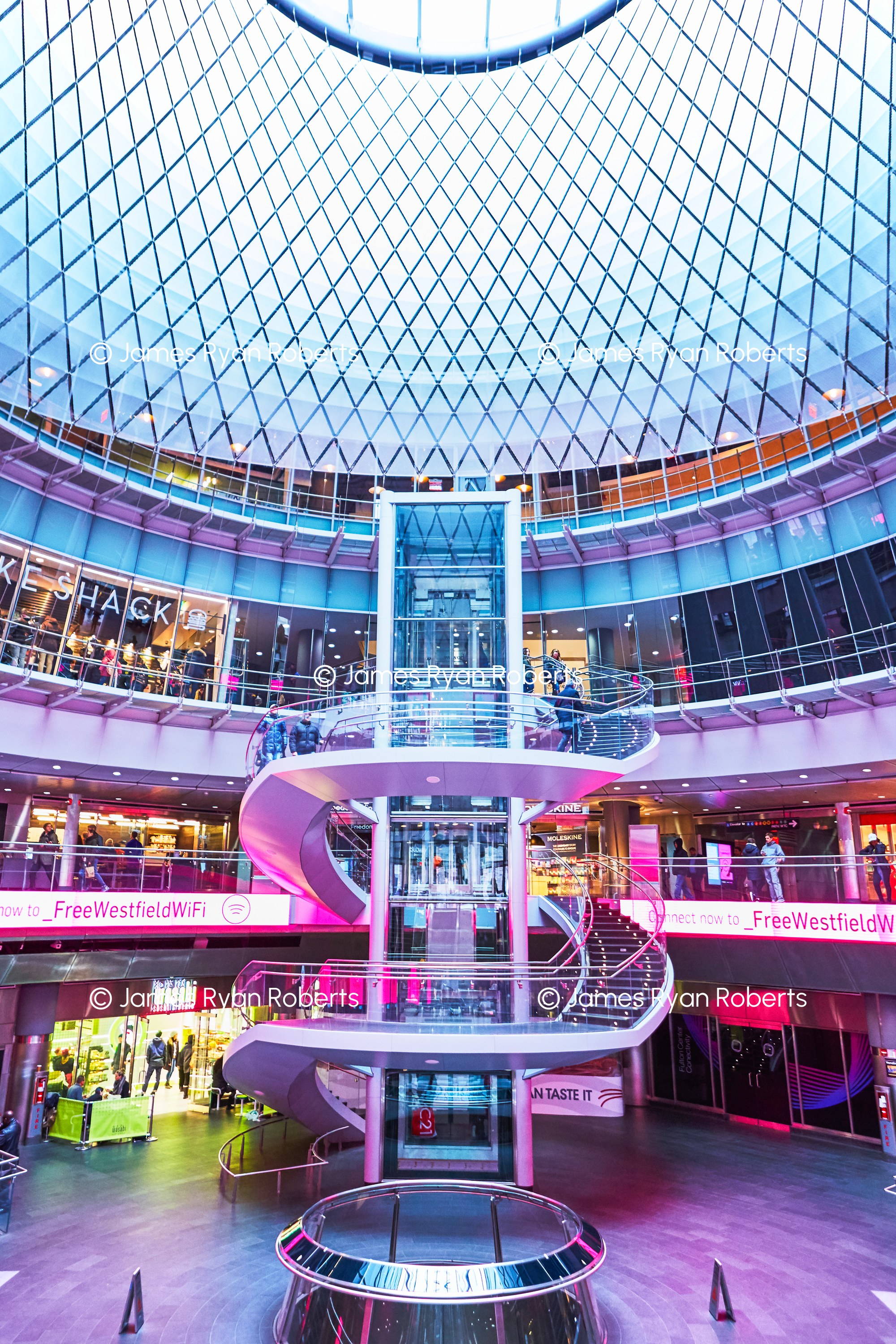 Westfield Spiral Staircase — New York City large-format fine art print