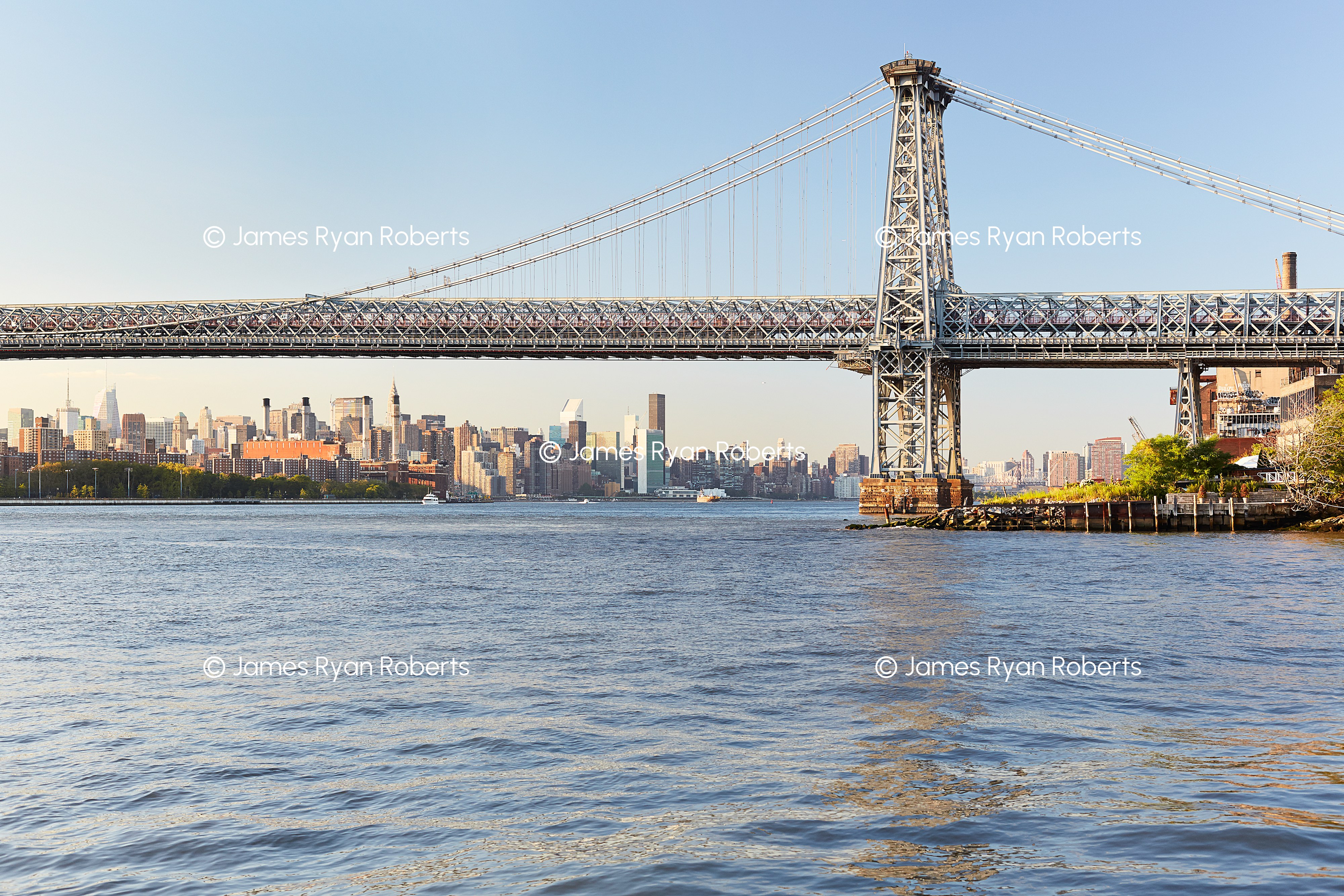 Williamsburg Bridge, Wide View — New York City large-format fine art print