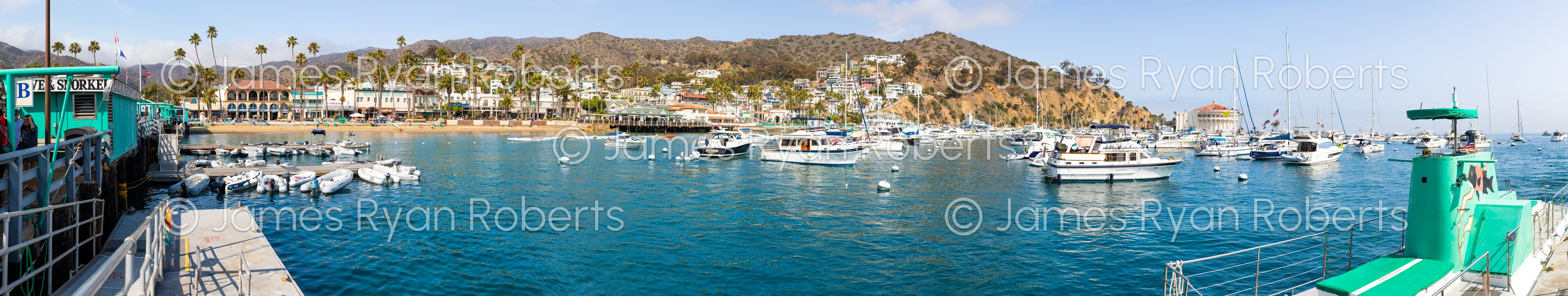 Avalon Harbor, Santa Catalina Island — PanoAmerica large-format fine art print