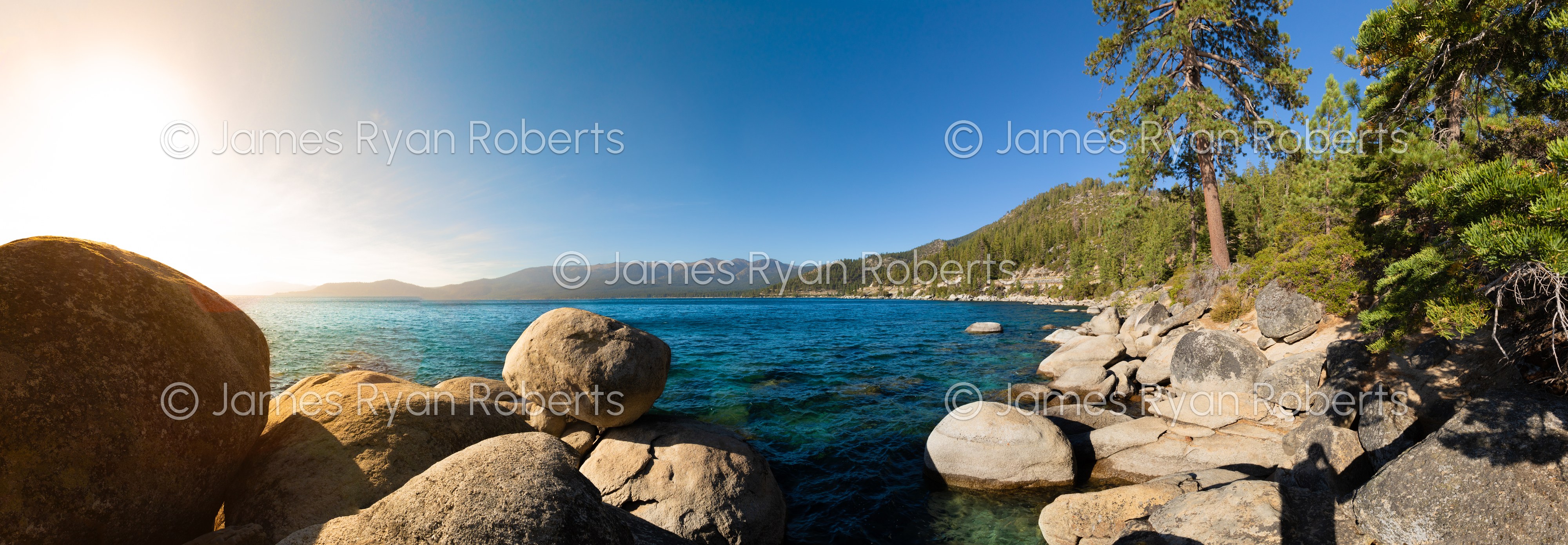 Sand Harbor, Lake Tahoe — PanoAmerica large-format fine art print