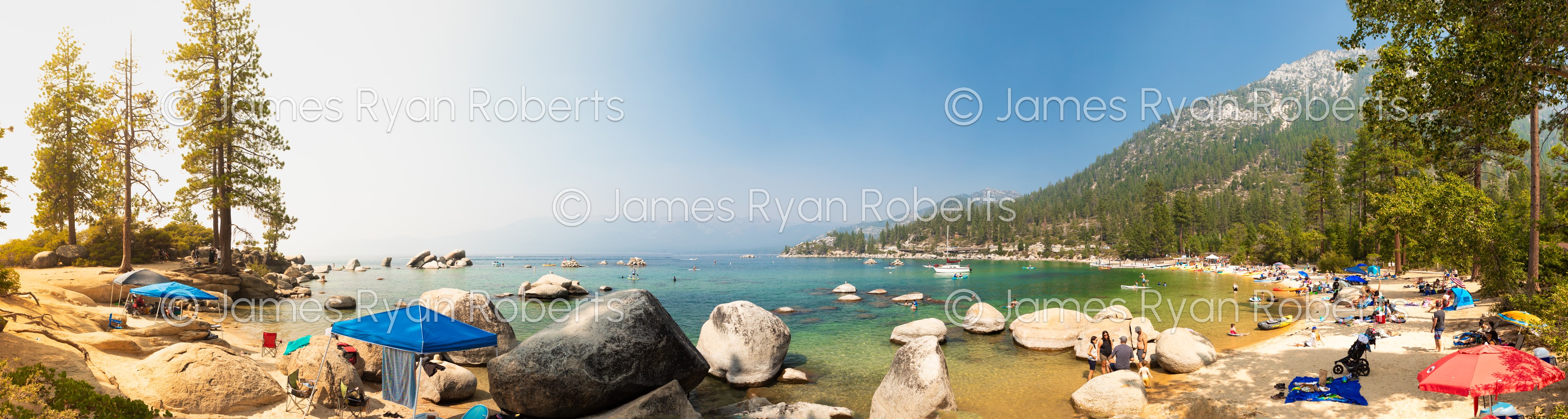 Sand Harbor State Park, Lake Tahoe, NV — PanoAmerica large-format fine art print