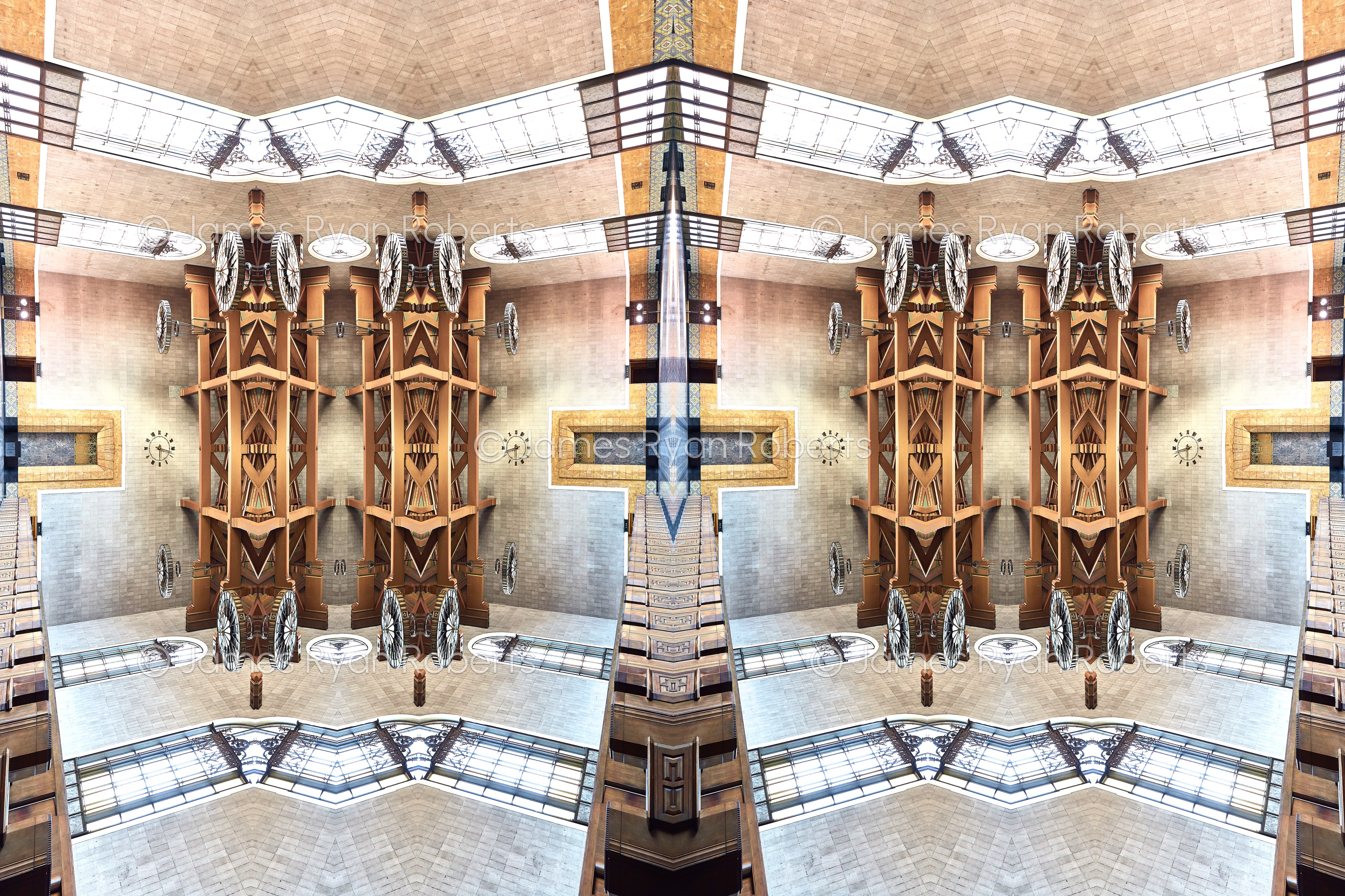 Bent Perspective — Planes of Perception large-format fine art print