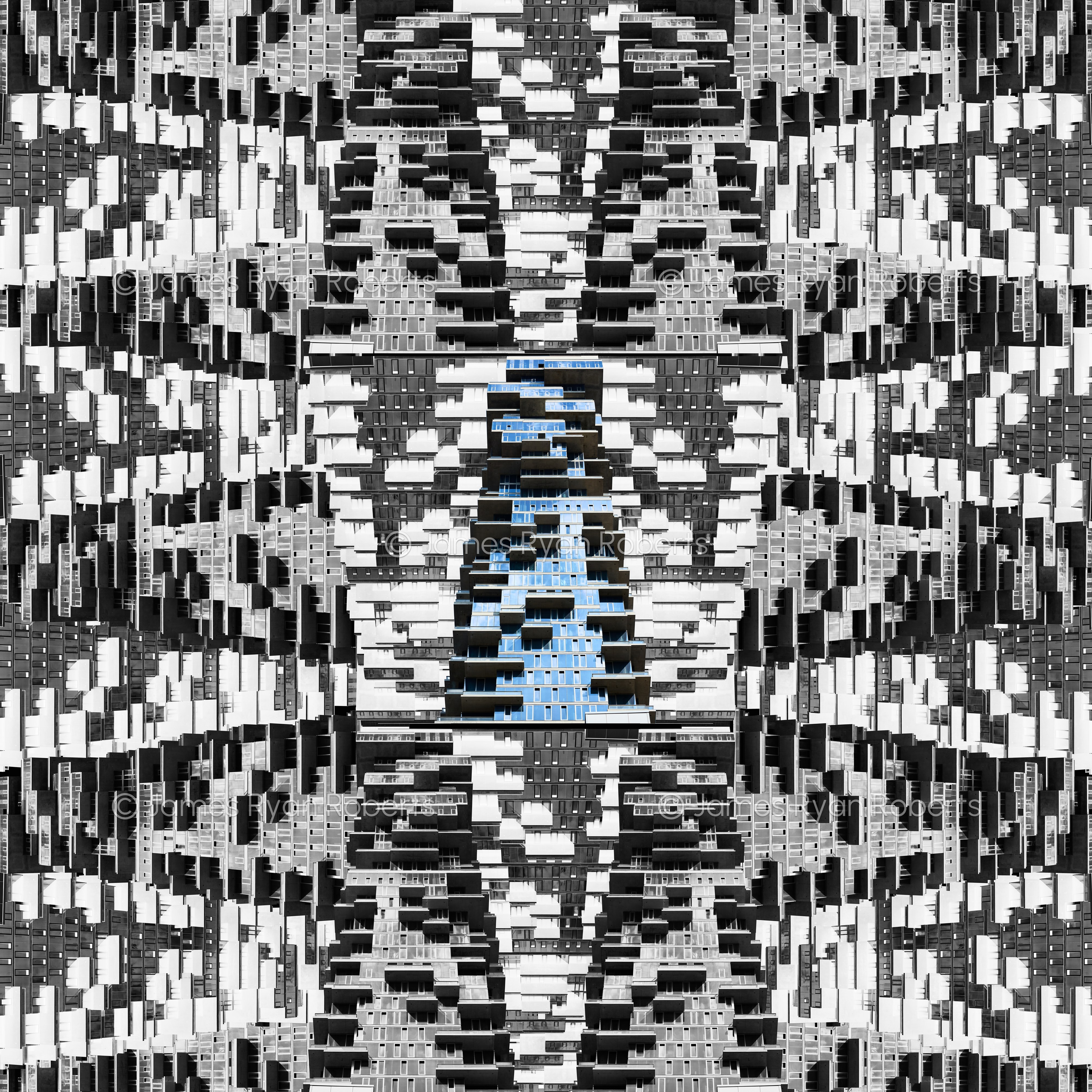 Byte by Byte, Alternate Realities Are Being Built — Planes of Perception large-format fine art print
