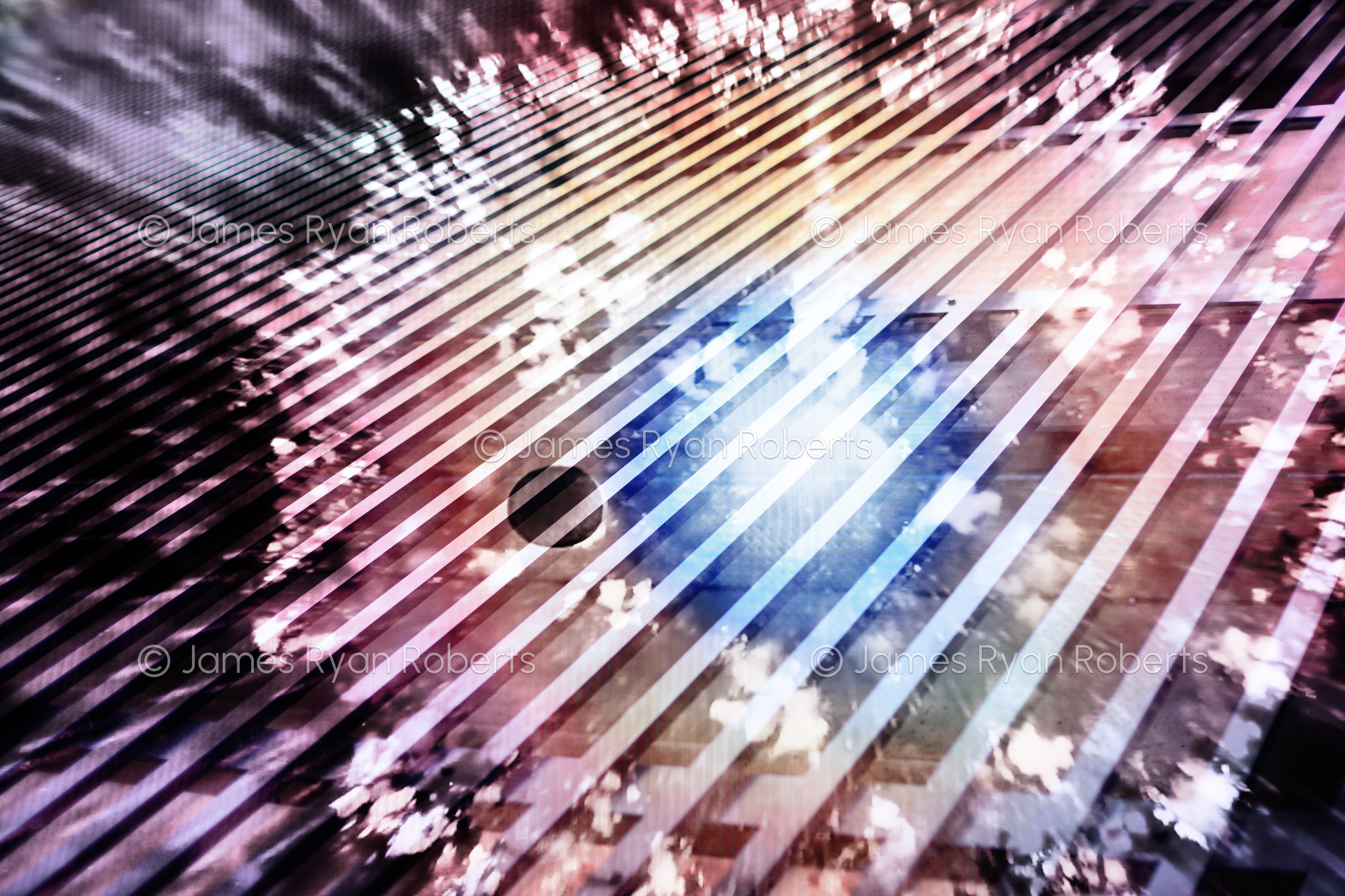 Floating Amongst the Planes — Planes of Perception large-format fine art print