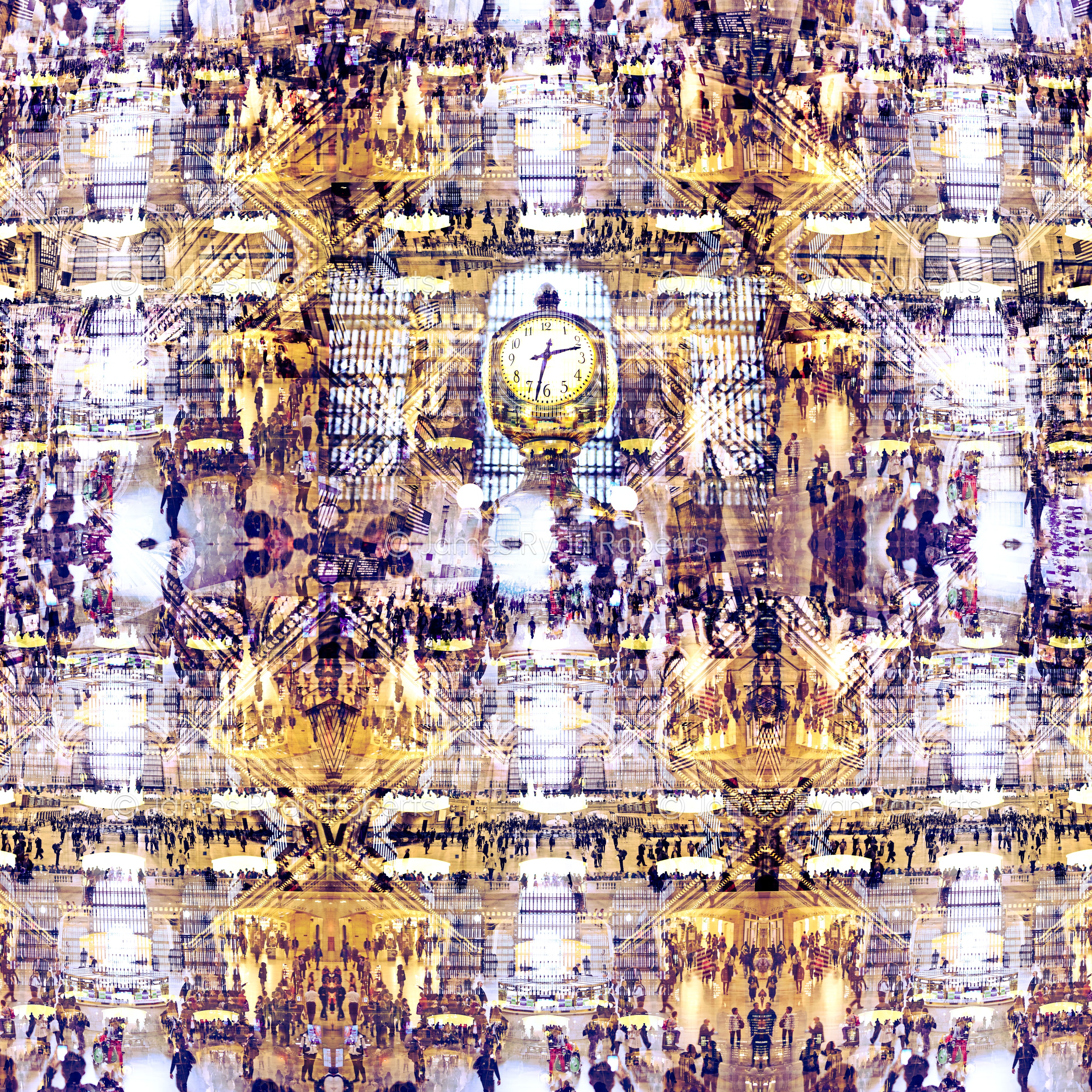 Golden Hour at Grand Central — Planes of Perception large-format fine art print