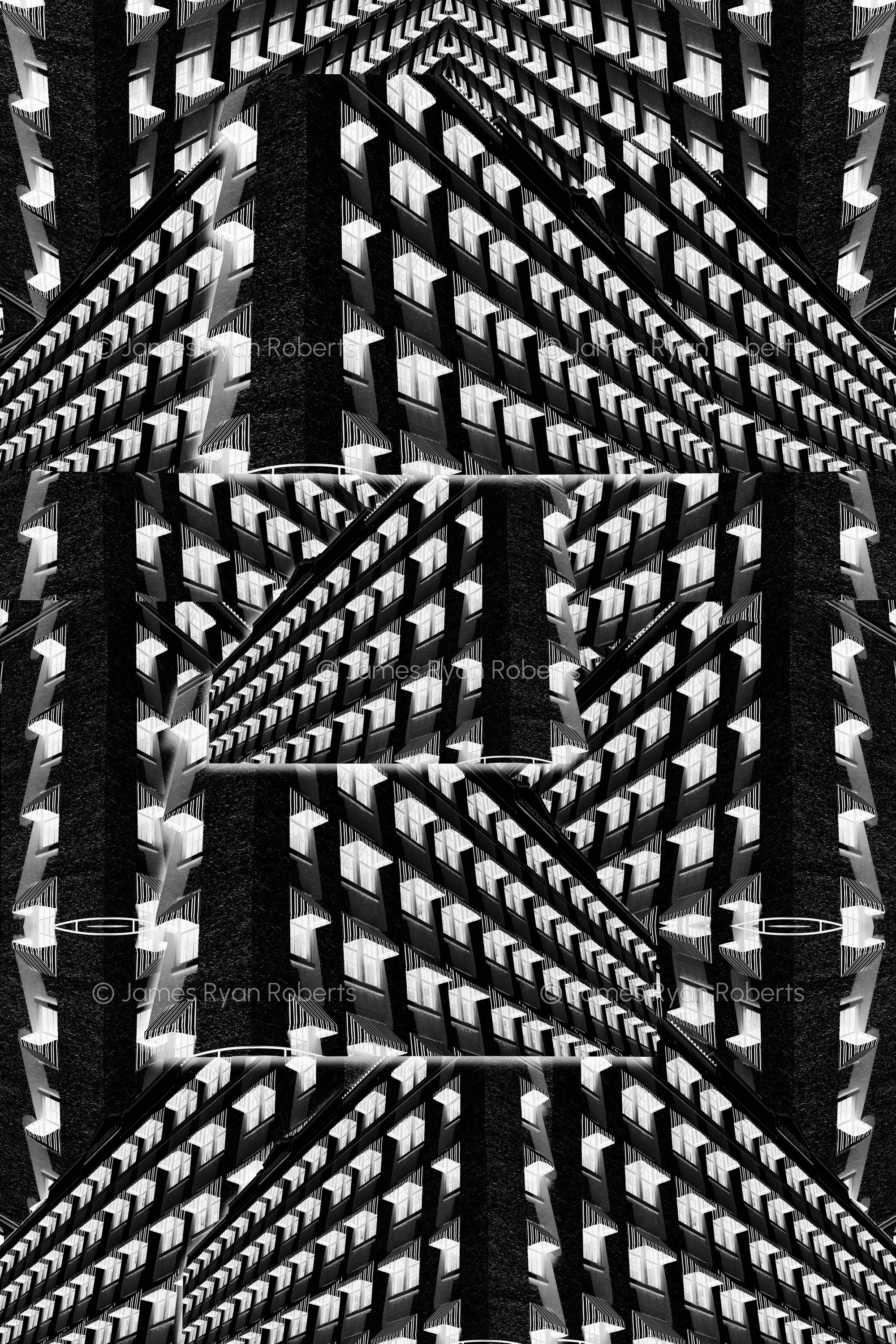 Key West Nightz — Planes of Perception large-format fine art print