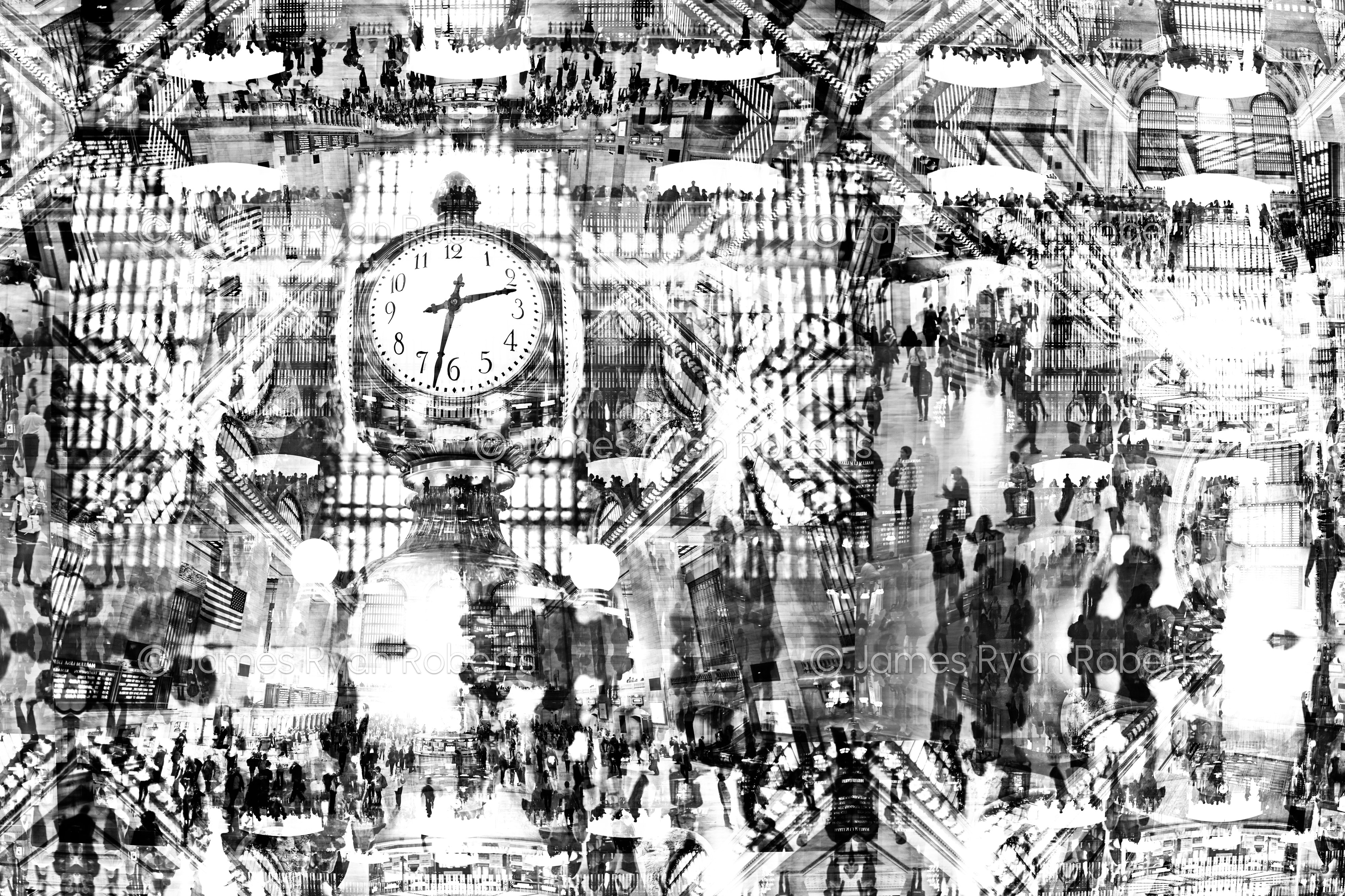 Timeless Grand Central Moment — Planes of Perception large-format fine art print