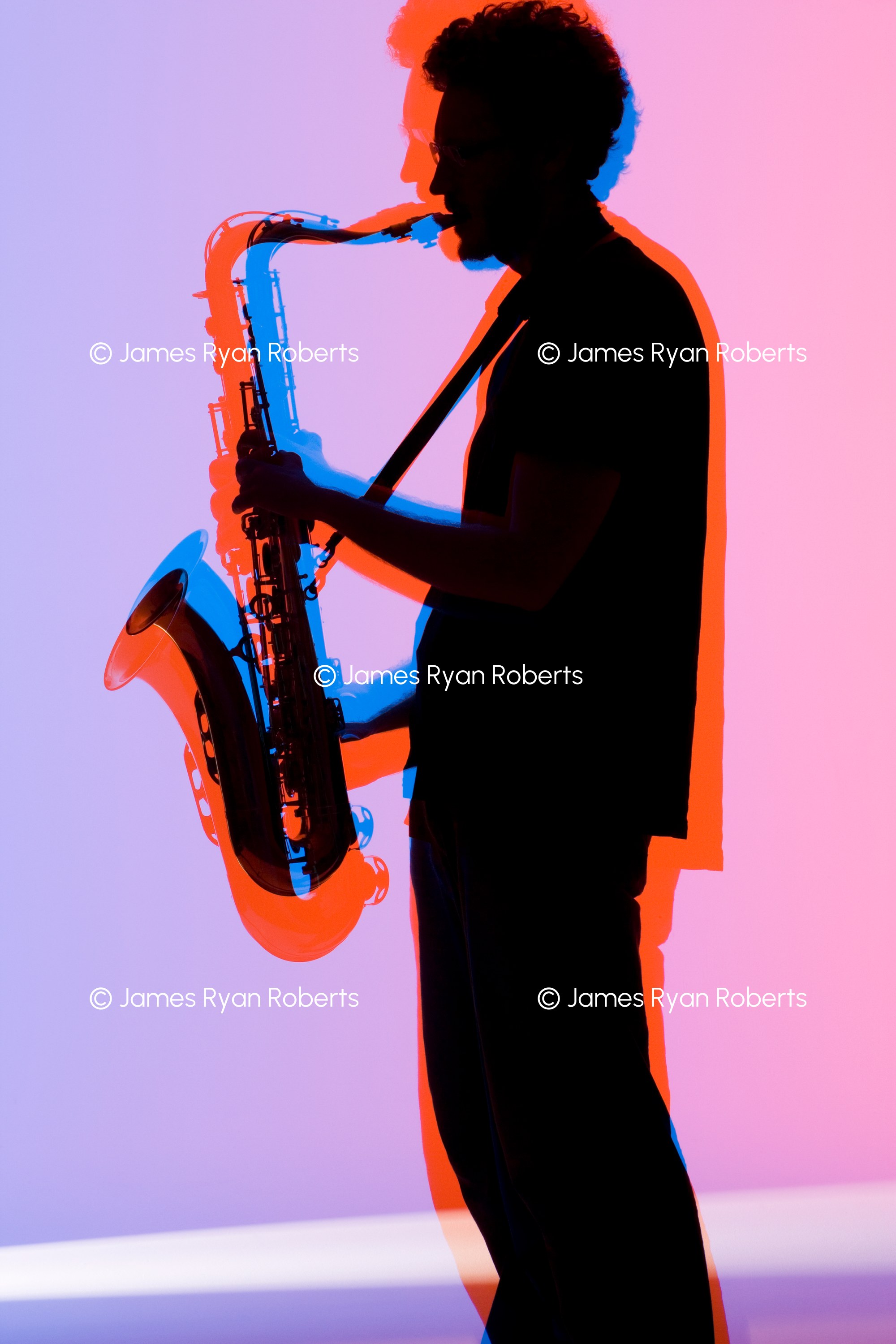 Blue Note — Shadows large-format fine art print