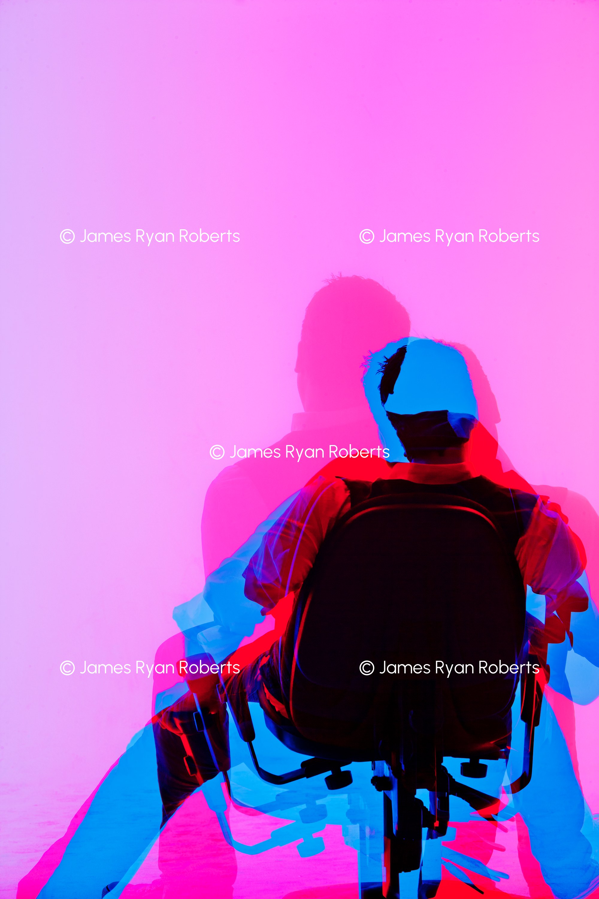 Office Party — Shadows large-format fine art print