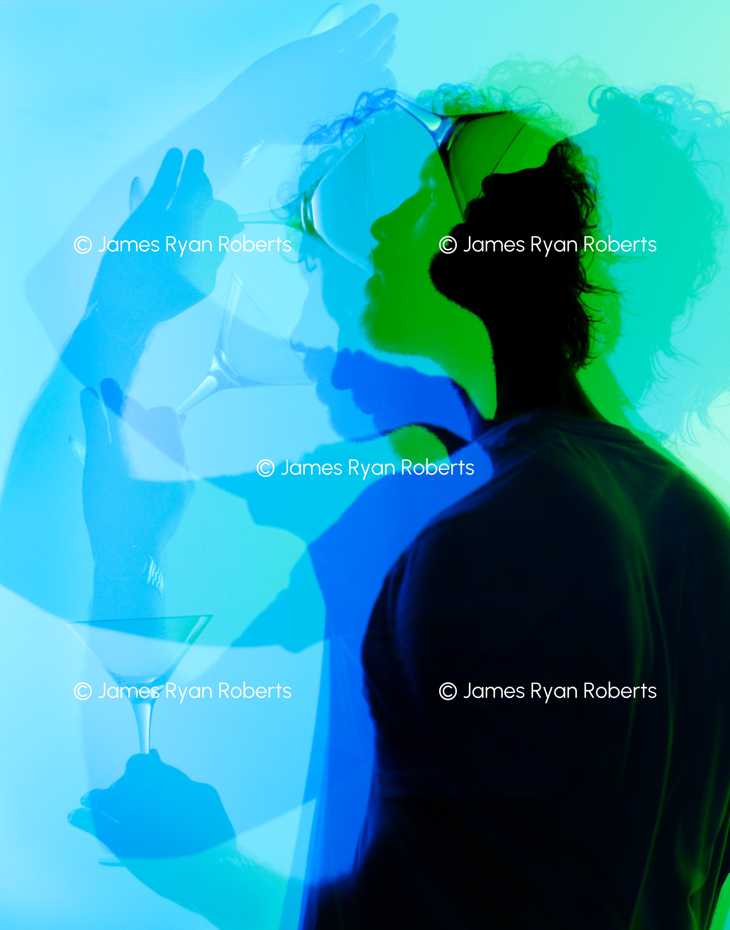 Shaken, Not Stirred — Shadows large-format fine art print