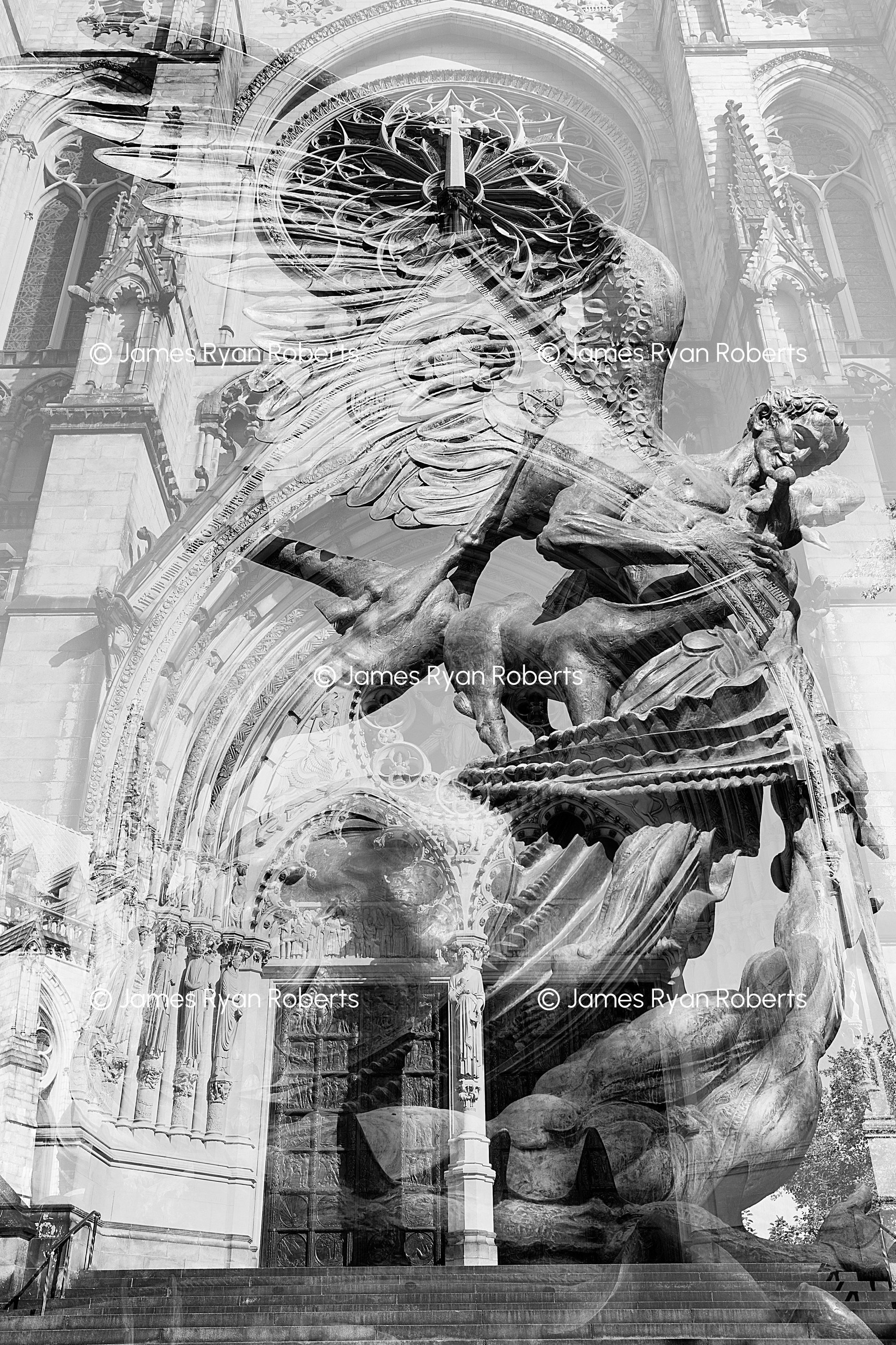 At the Front Door — Triple Take large-format fine art print