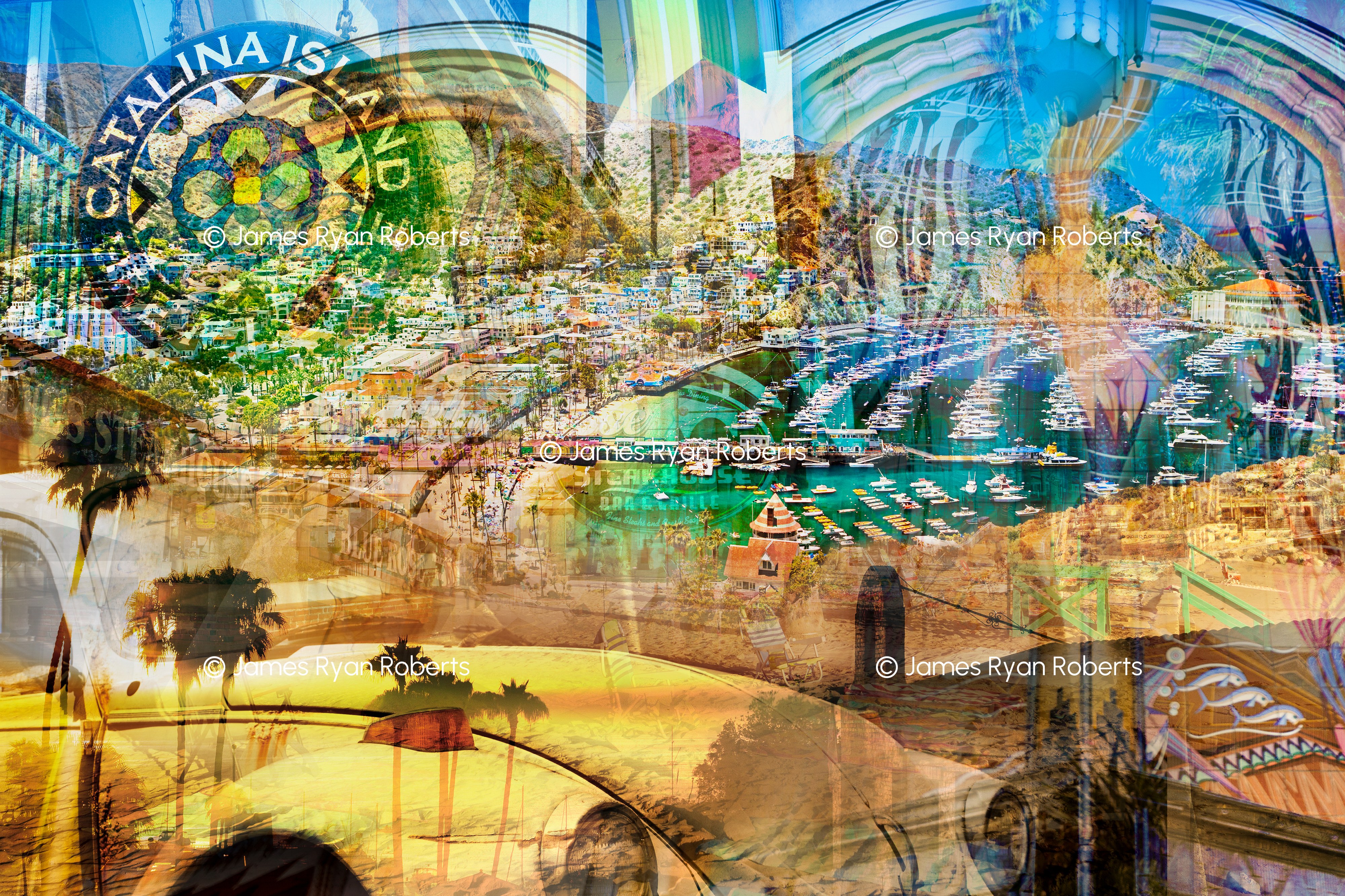 Catalina Afternoons, Horizontal — Triple Take large-format fine art print