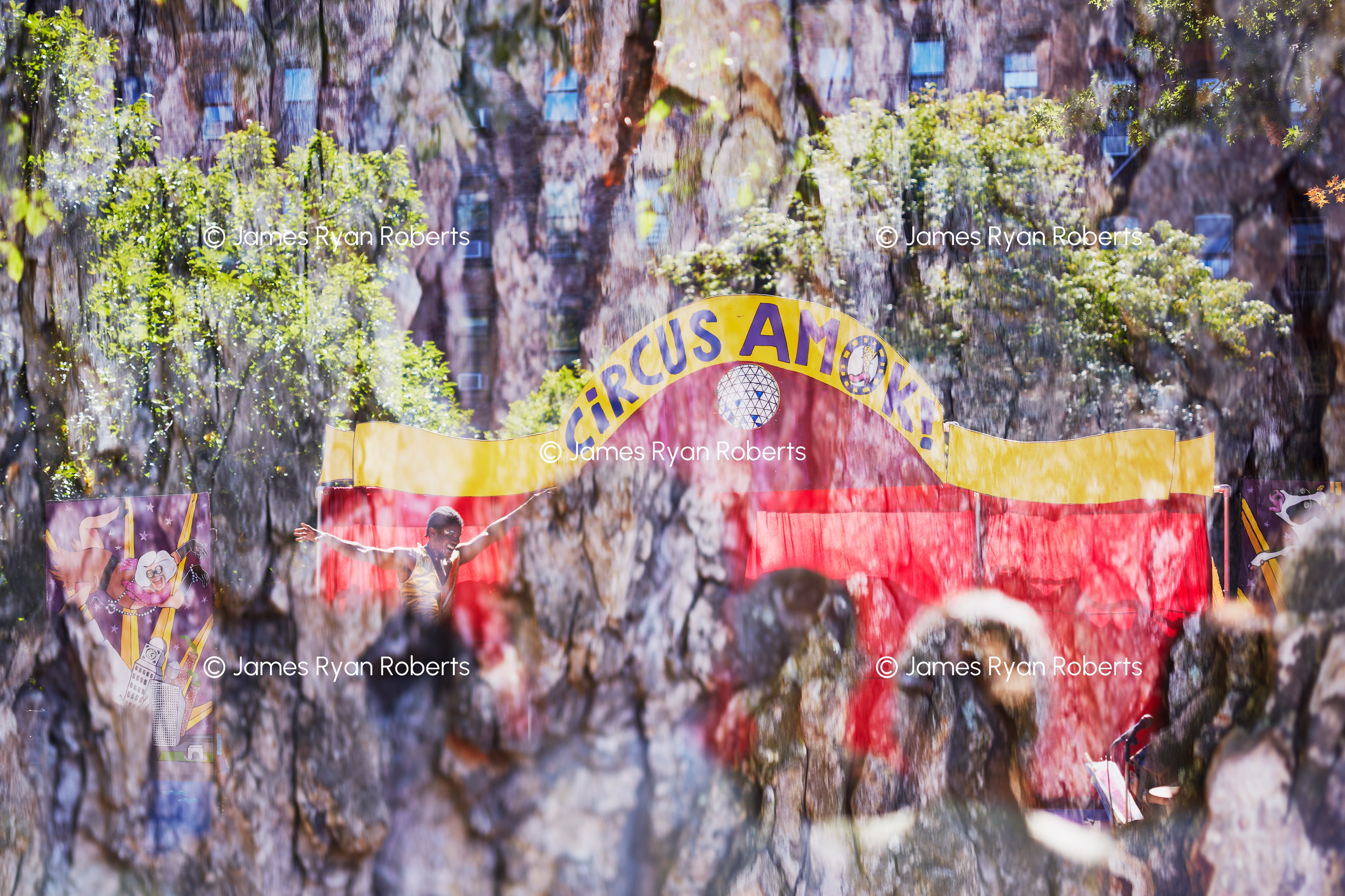 Circus Amok! — Triple Take large-format fine art print