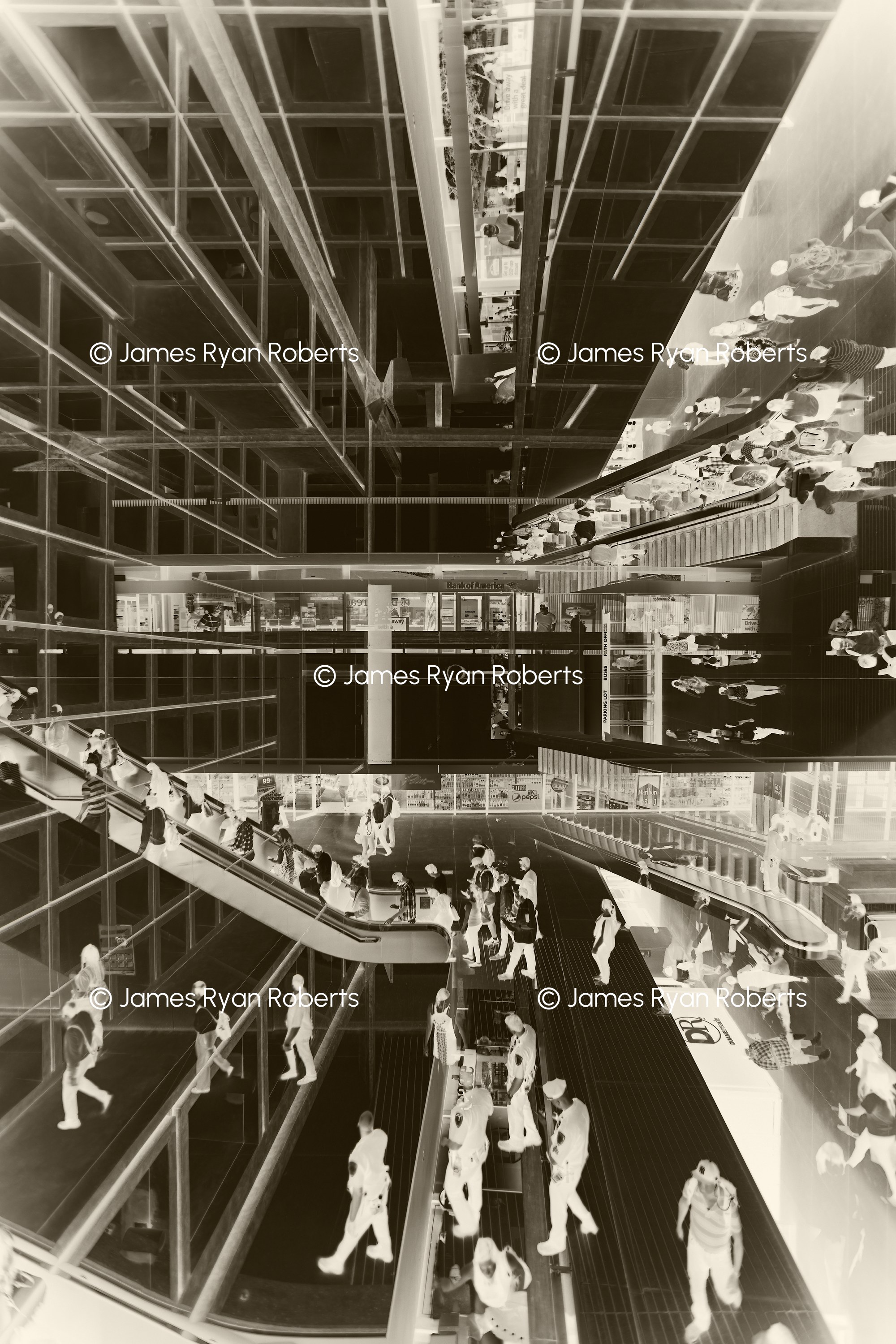 Escalating — Triple Take large-format fine art print